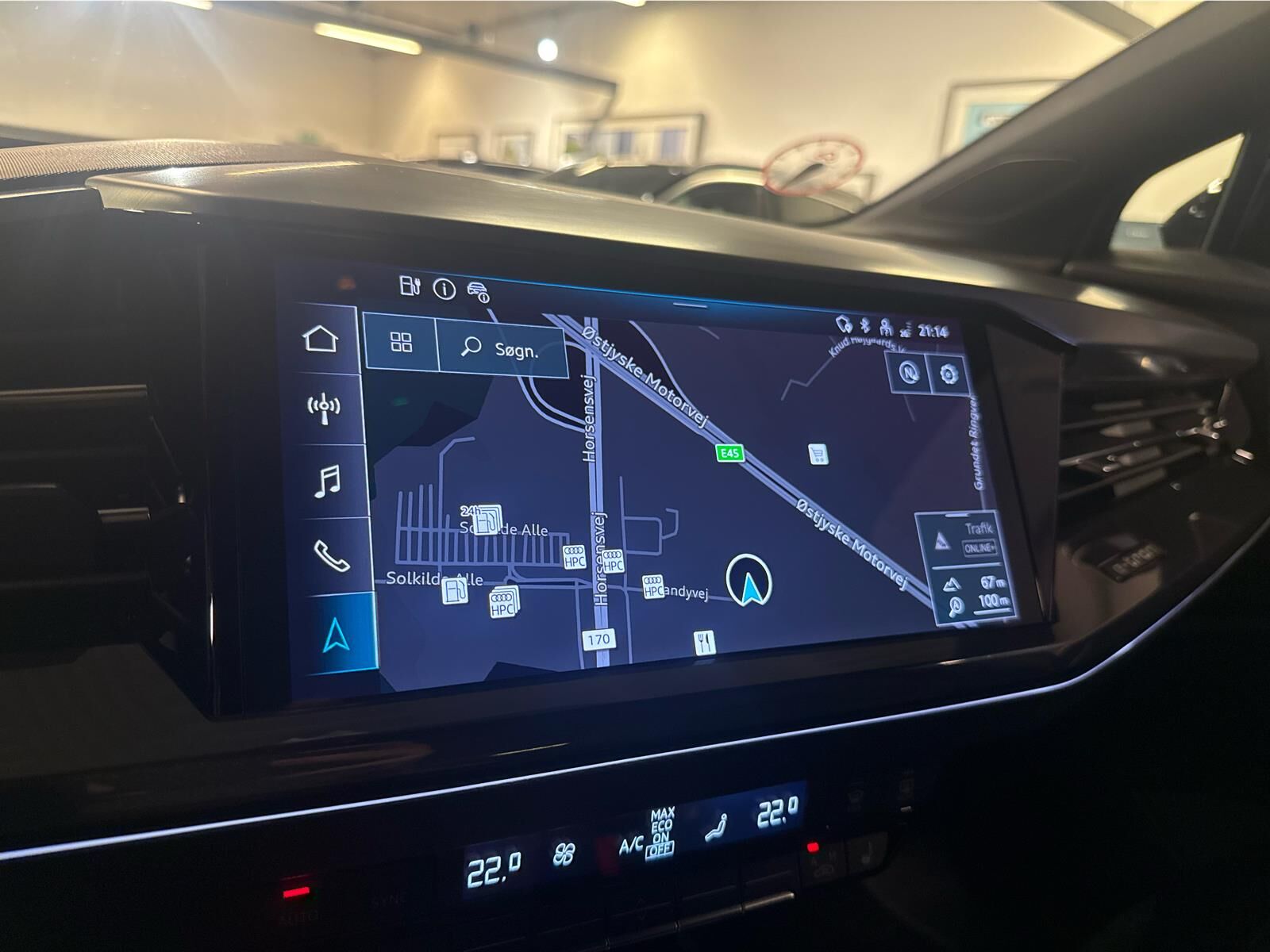 Billede af Audi Q4 Sportback 40 E-tron S Line 204HK 5d Aut.