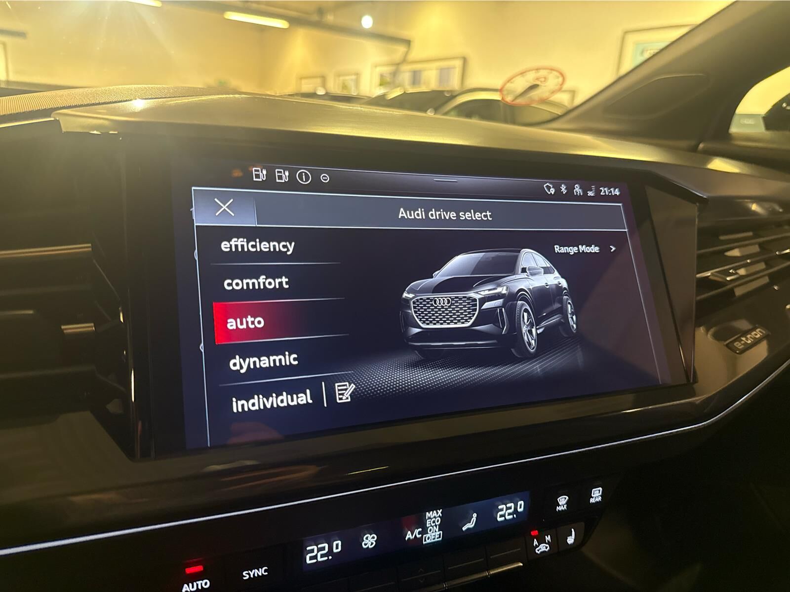 Billede af Audi Q4 Sportback 40 E-tron S Line 204HK 5d Aut.