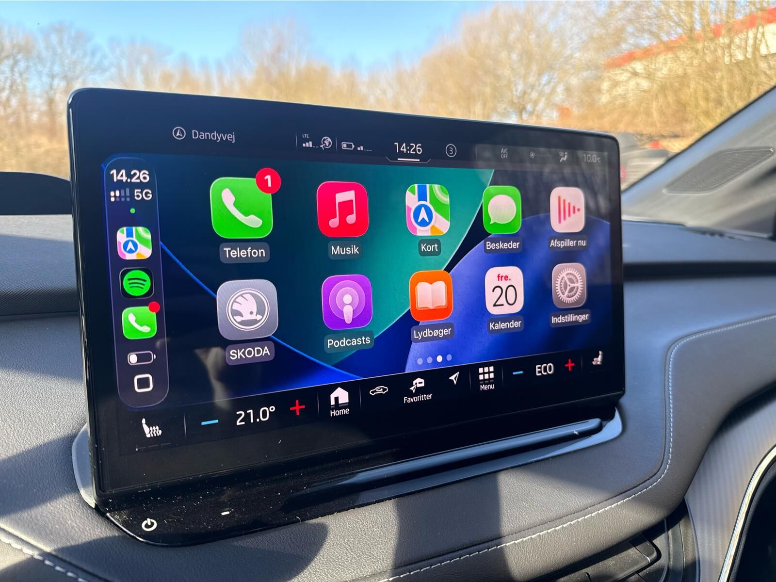 Billede af Skoda Enyaq iV 80X EL Sportline 4x4 265HK 5d Aut.