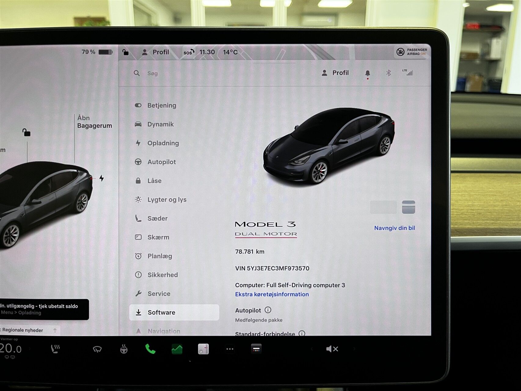 Billede af Tesla Model 3 EL Performance AWD 513HK Aut.