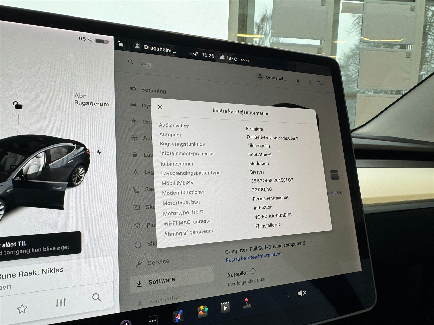 Billede af Tesla Model 3 EL Long Range AWD 498HK Aut.