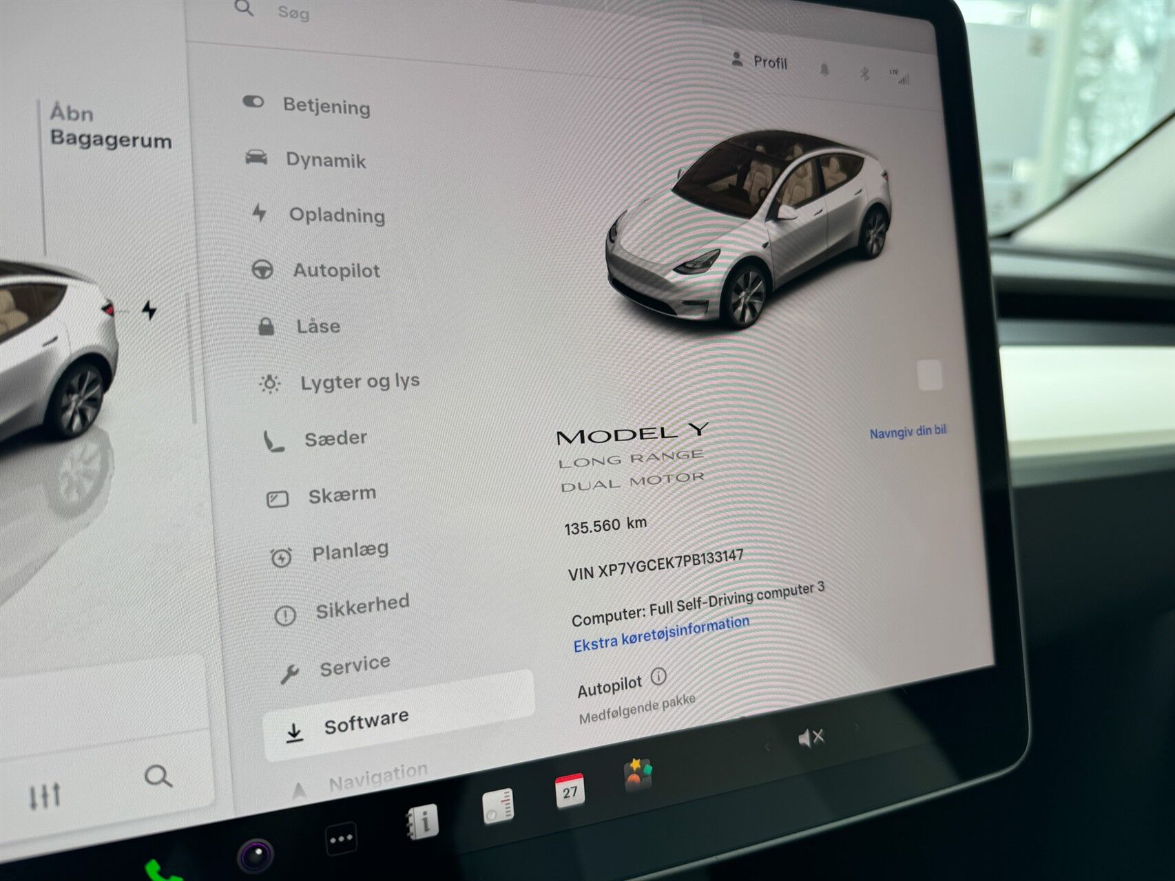 Billede af Tesla Model Y EL Long Range AWD 514HK 5d Aut.