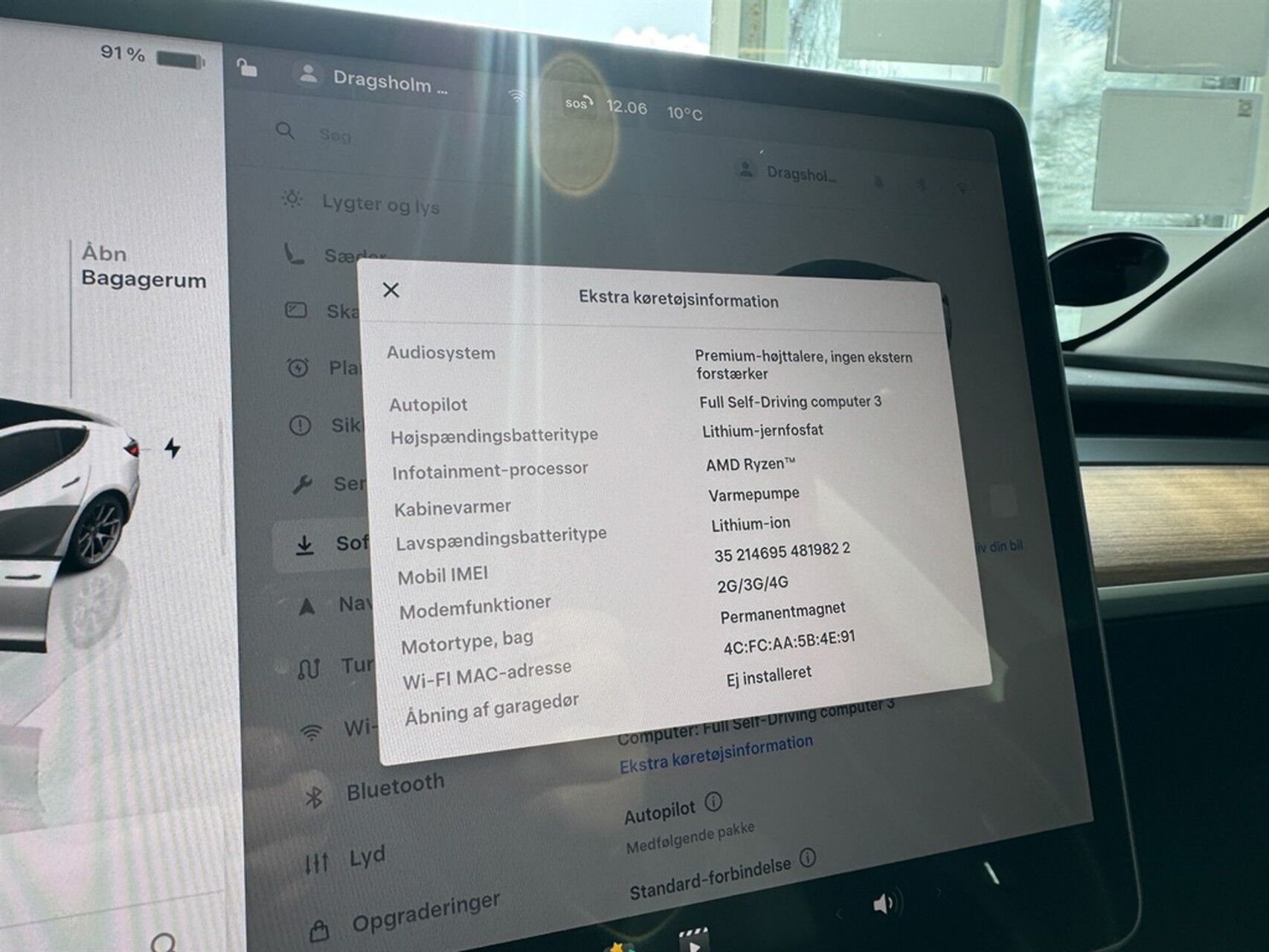 Billede af Tesla Model 3 EL 283HK Aut.