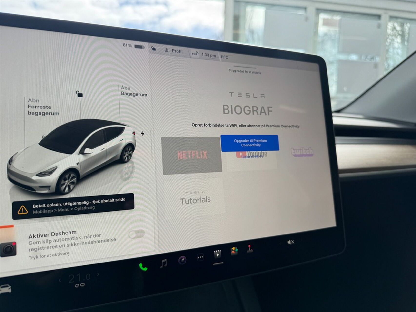 Billede af Tesla Model Y EL RWD 299HK 5d Aut.