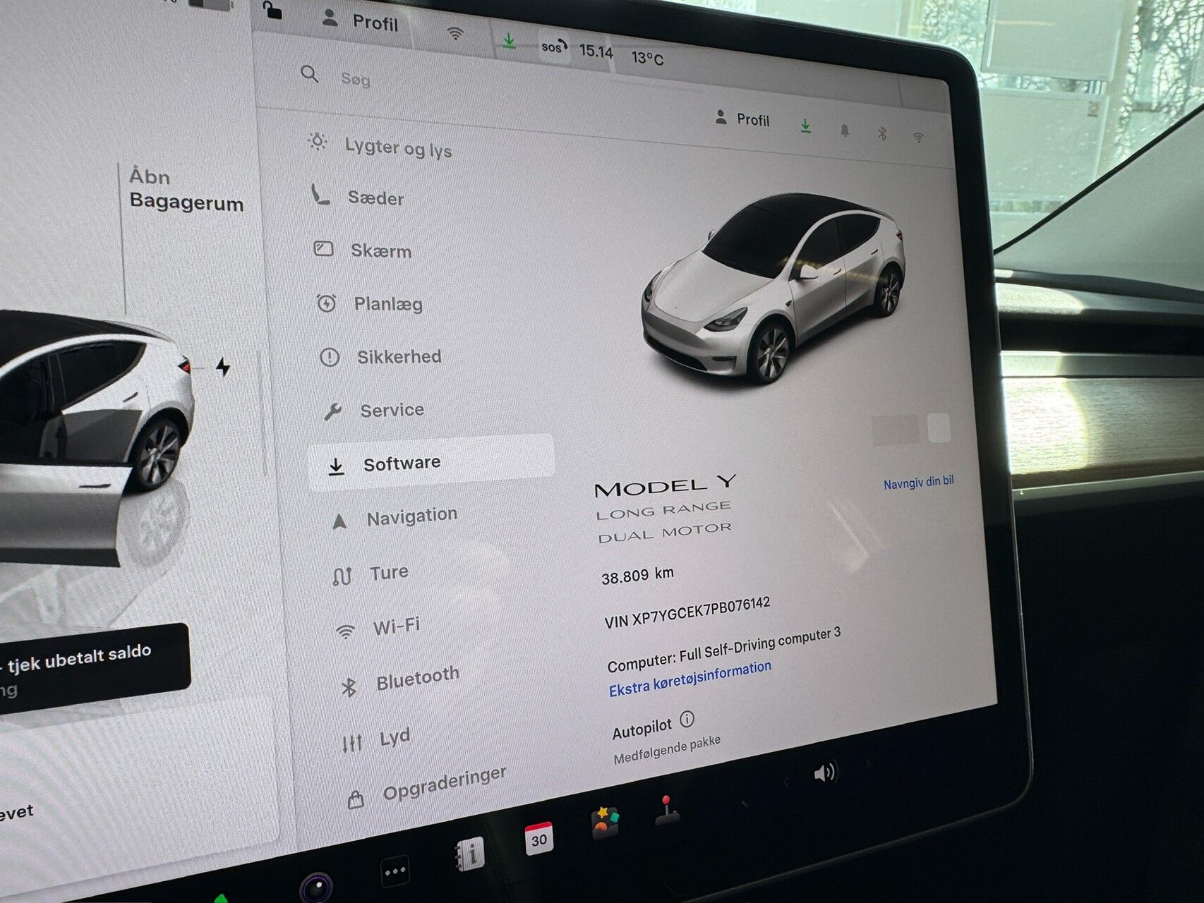 Billede af Tesla Model Y EL Long Range AWD 514HK 5d Aut.