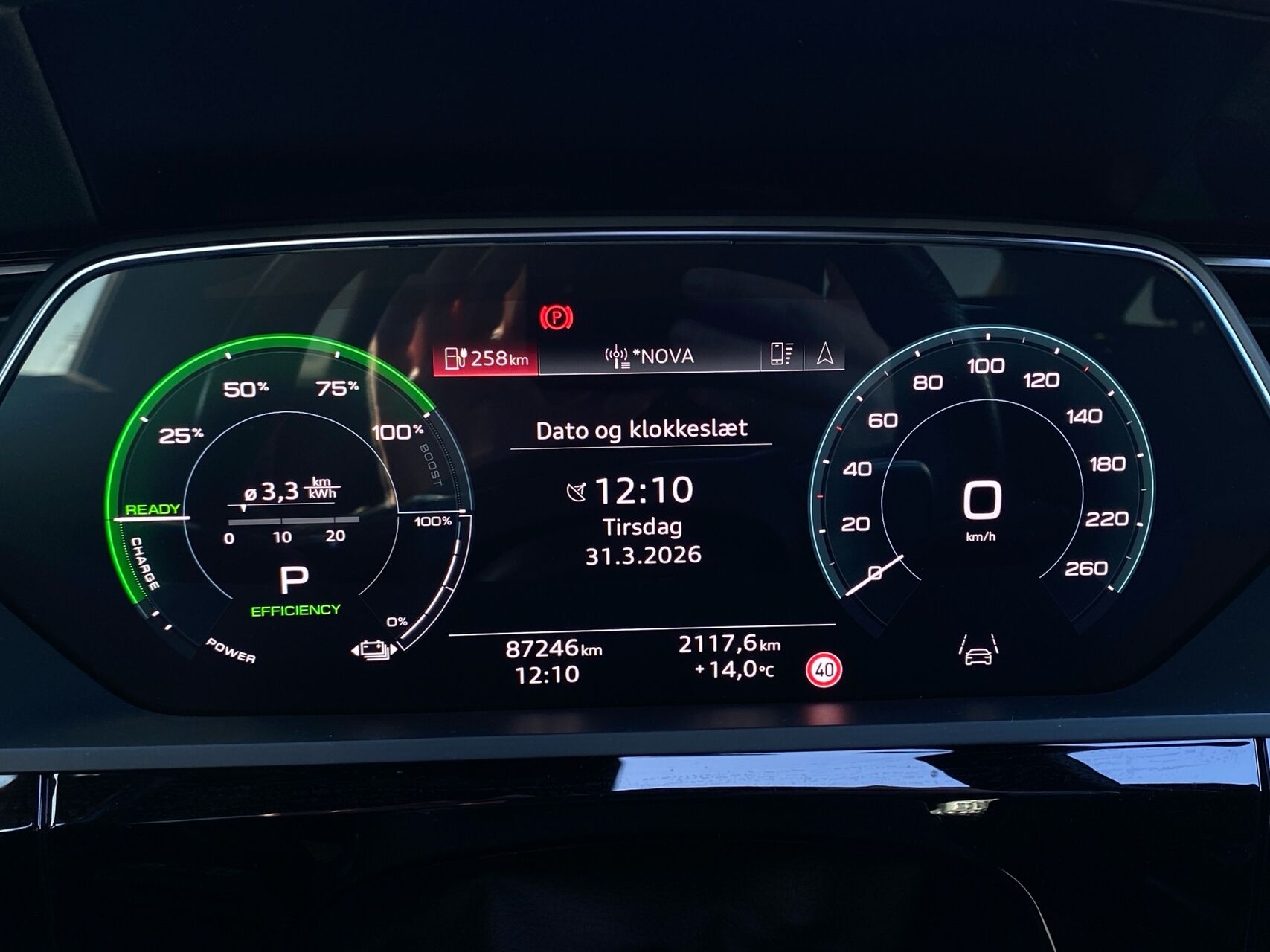 Billede af Audi E-tron Sportback 55 Prestige Quattro 408HK 5d Aut.