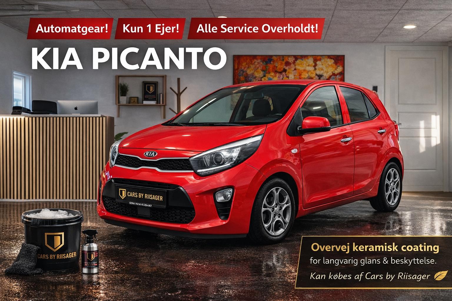 Billede af Kia Picanto 1,0 MPI Prestige m/Upgrade 67HK 5d Aut.