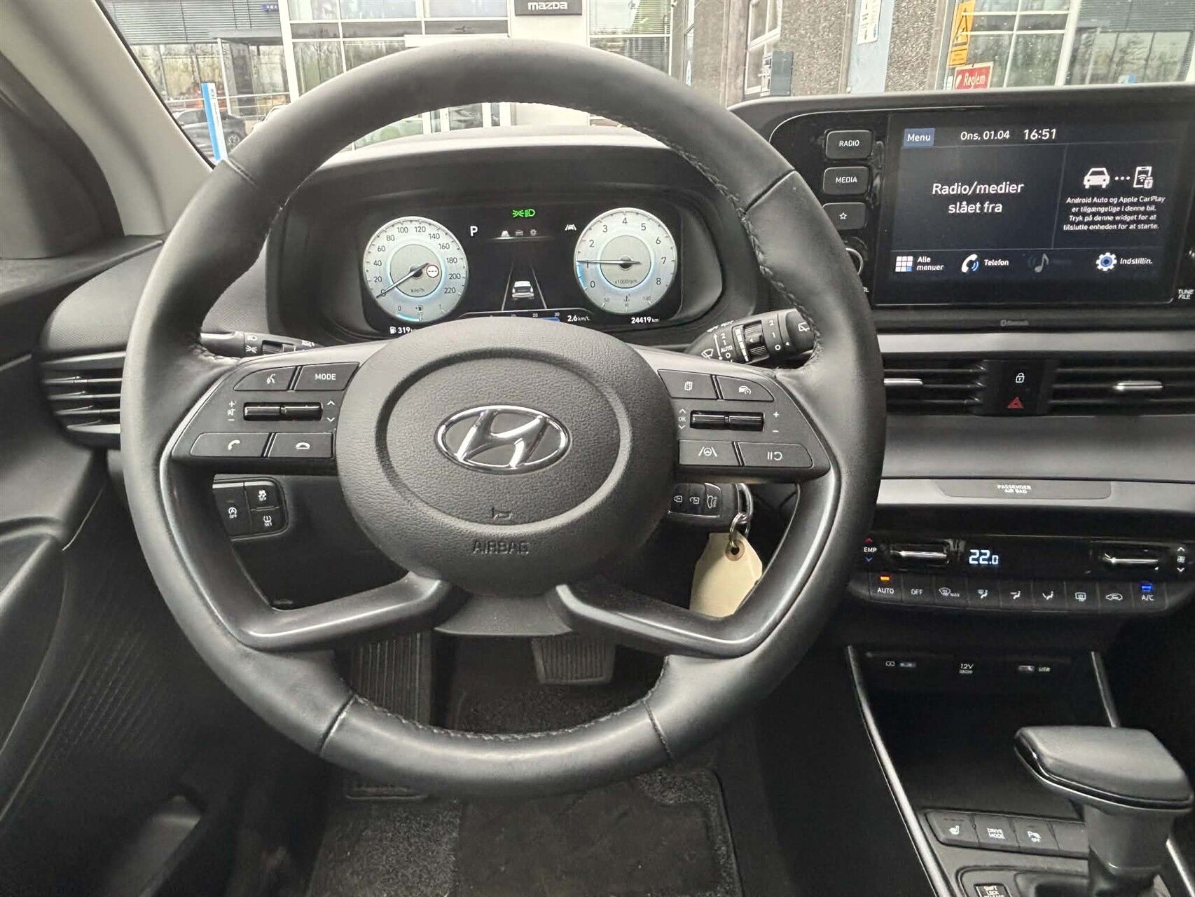 Billede af Hyundai i20 1,0 T-GDI Essential Komfort DCT 100HK 5d 7g Aut.