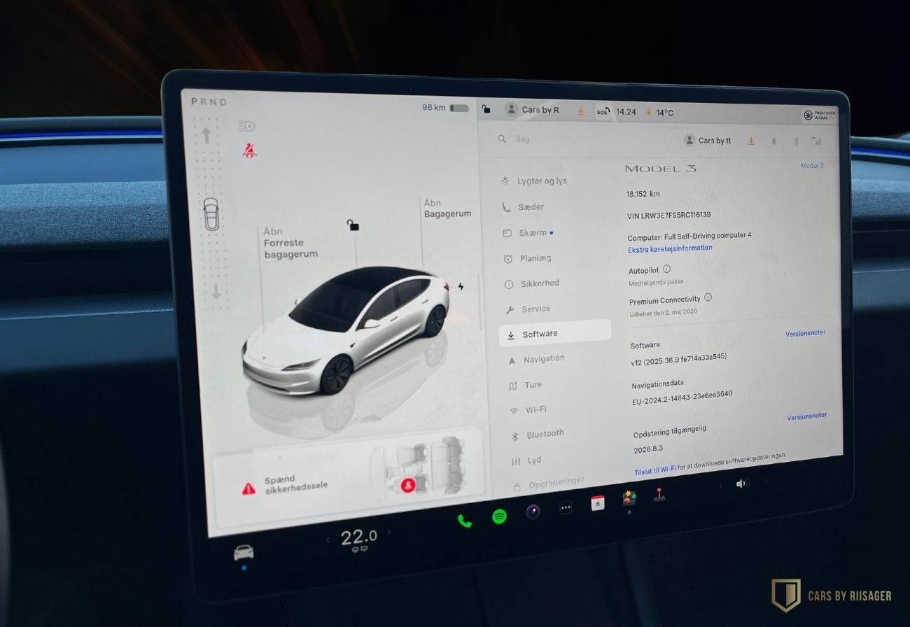 Billede af Tesla Model 3 EL 283HK Aut.