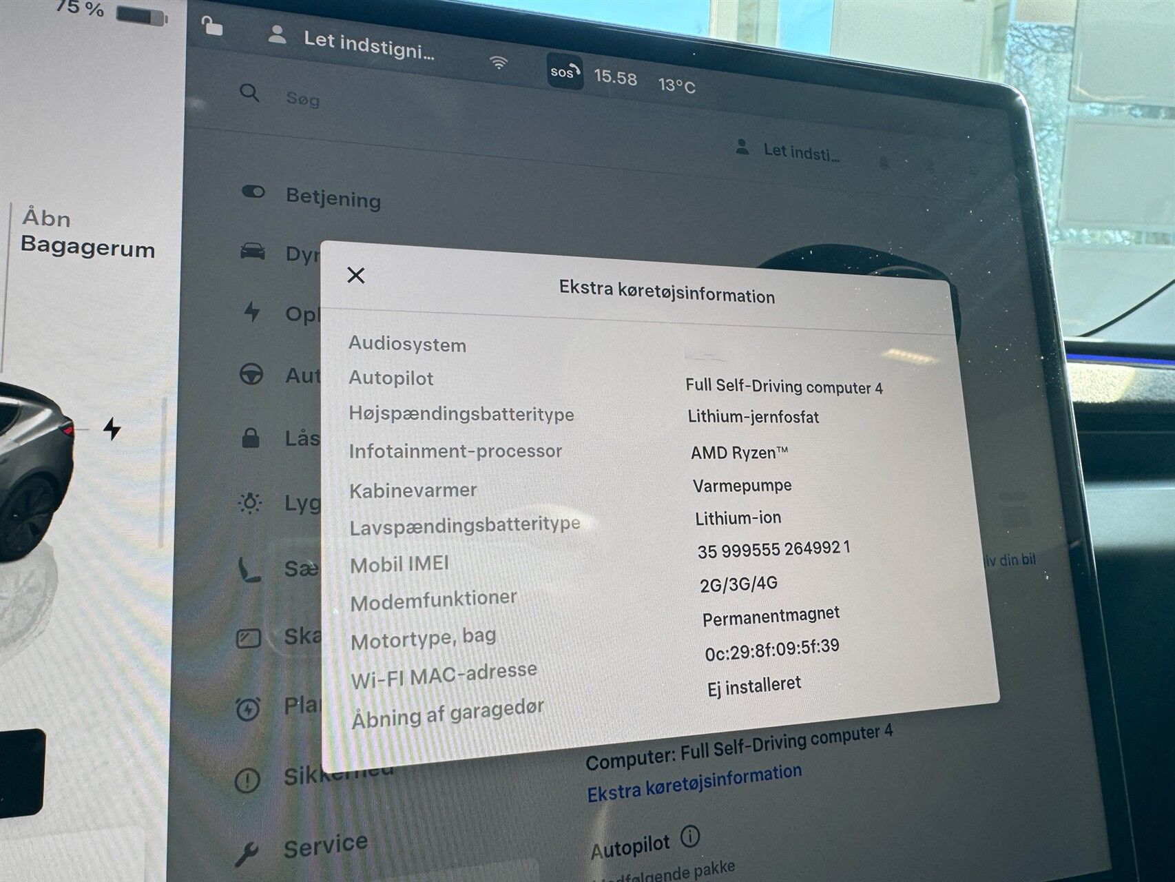 Billede af Tesla Model 3 EL 283HK Aut.