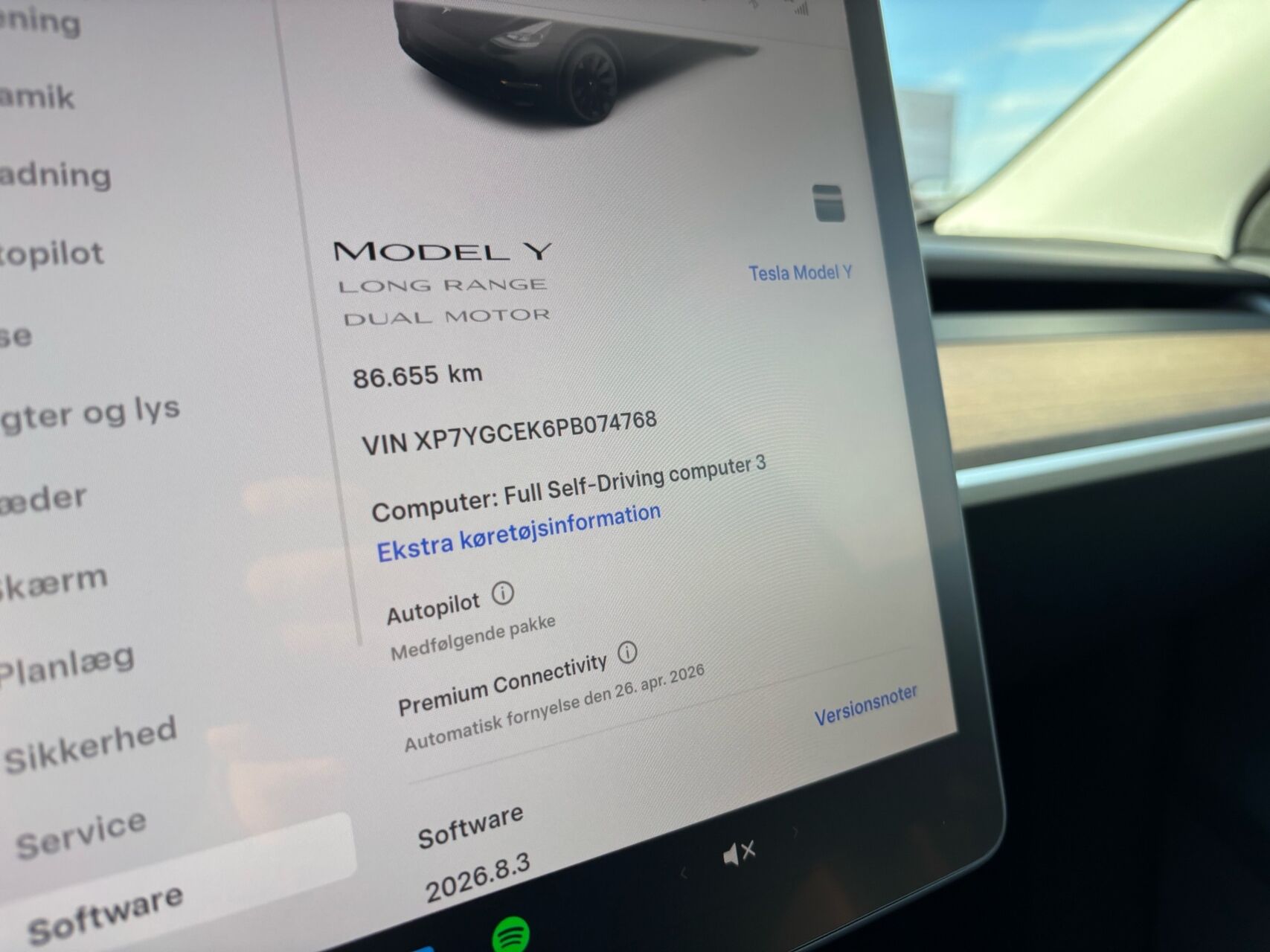 Billede af Tesla Model Y EL Long Range AWD 514HK 5d Aut.