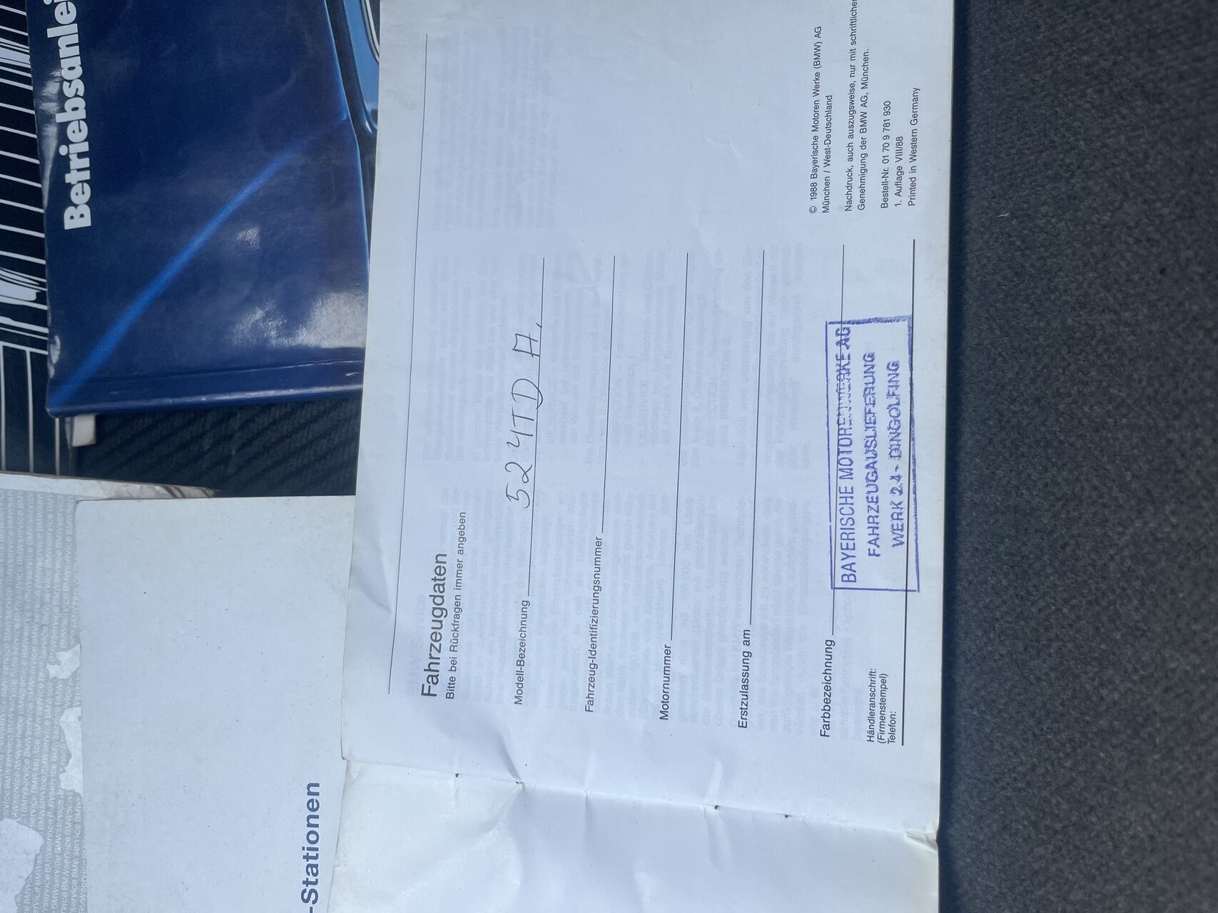 Billede af BMW 524td 2,4 D 115HK Aut.