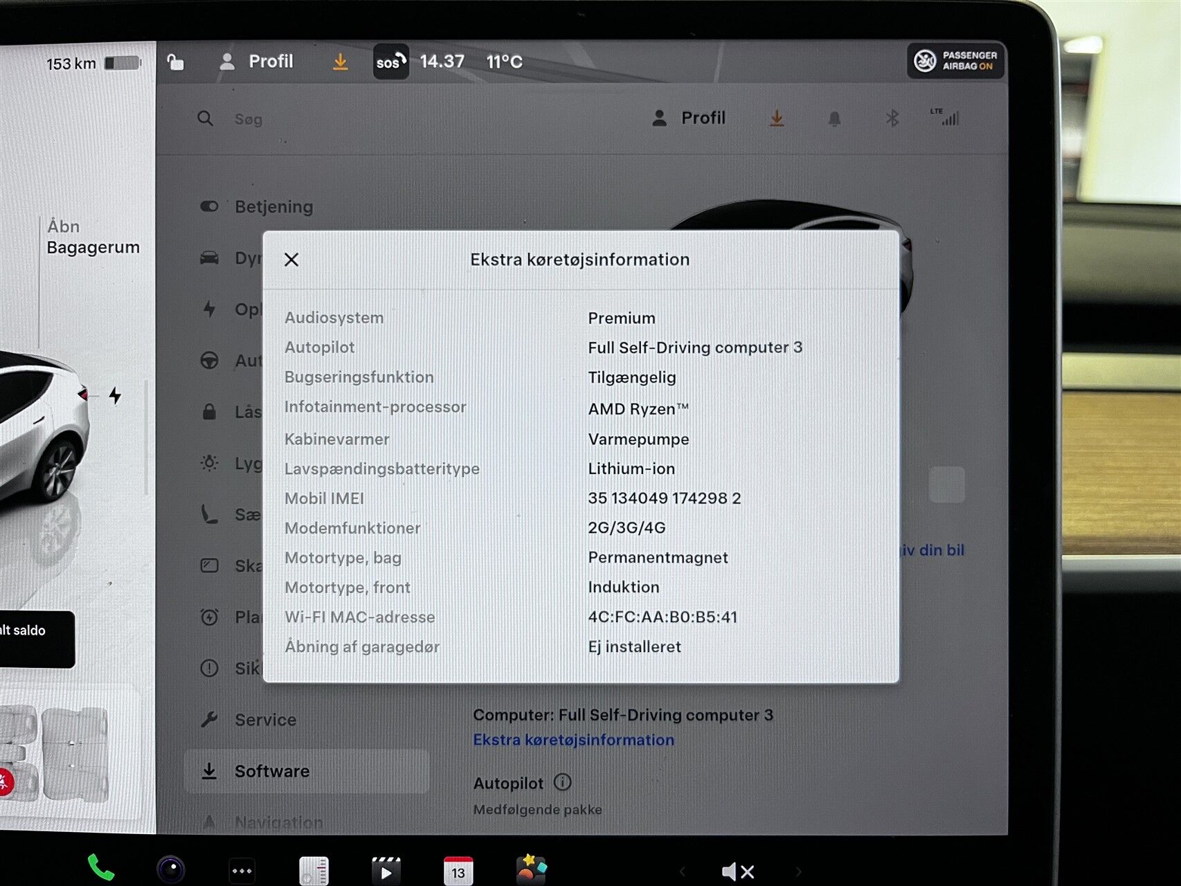 Billede af Tesla Model Y EL Long Range AWD 514HK 5d Aut.