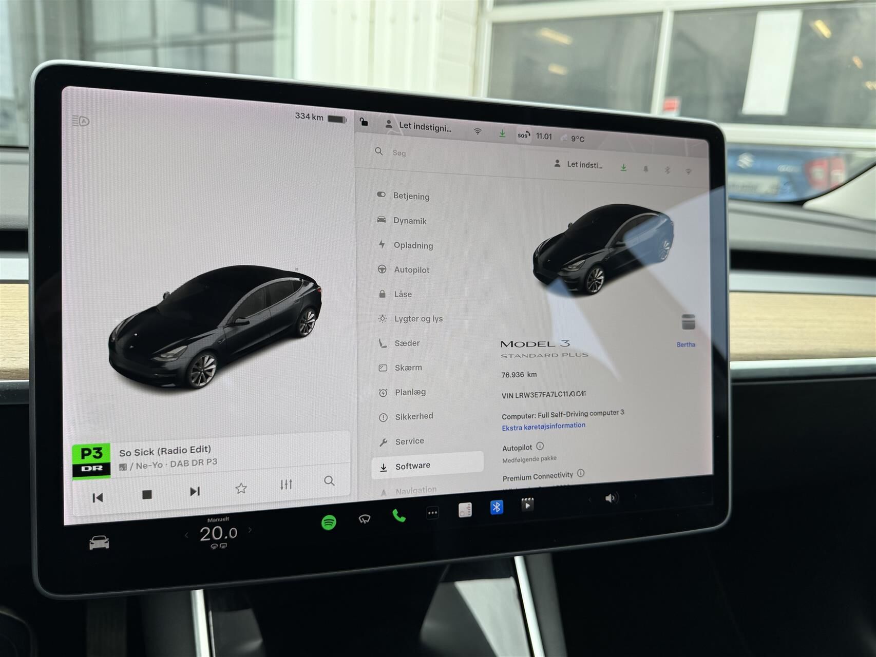 Billede af Tesla Model 3 EL Standard Range Plus 325HK Aut.