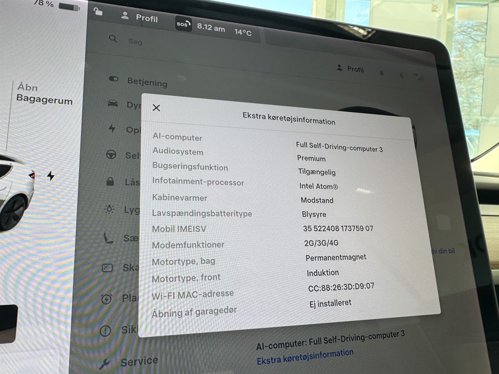 Billede af Tesla Model 3 EL Long Range AWD 490HK Aut.