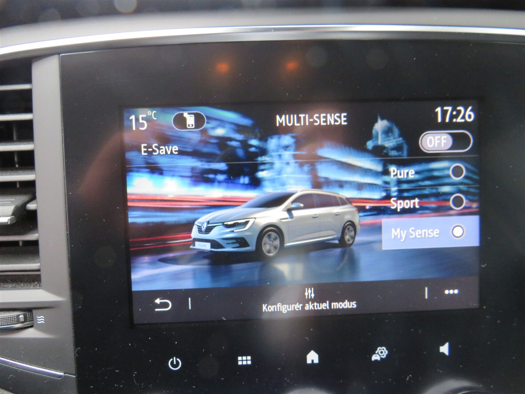 Billede af Renault Mégane Sport Tourer 1,6 E-TECH  Plugin-hybrid Zen 160HK Stc Aut.