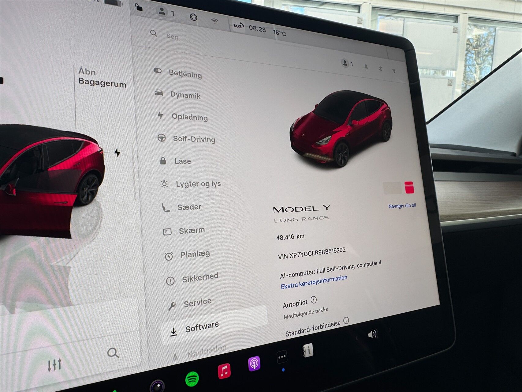 Billede af Tesla Model Y EL Long Range RWD 347HK 5d Aut.