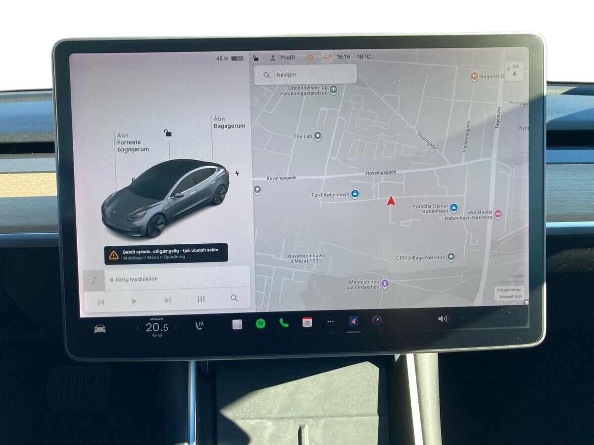 Billede af Tesla Model 3 EL Standard Range Plus 325HK Aut.