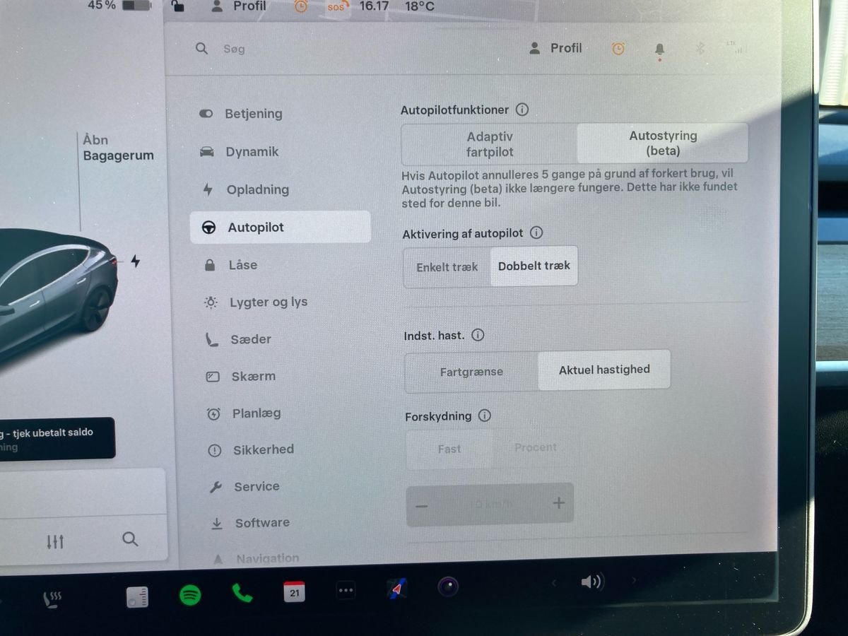 Billede af Tesla Model 3 EL Standard Range Plus 325HK Aut.