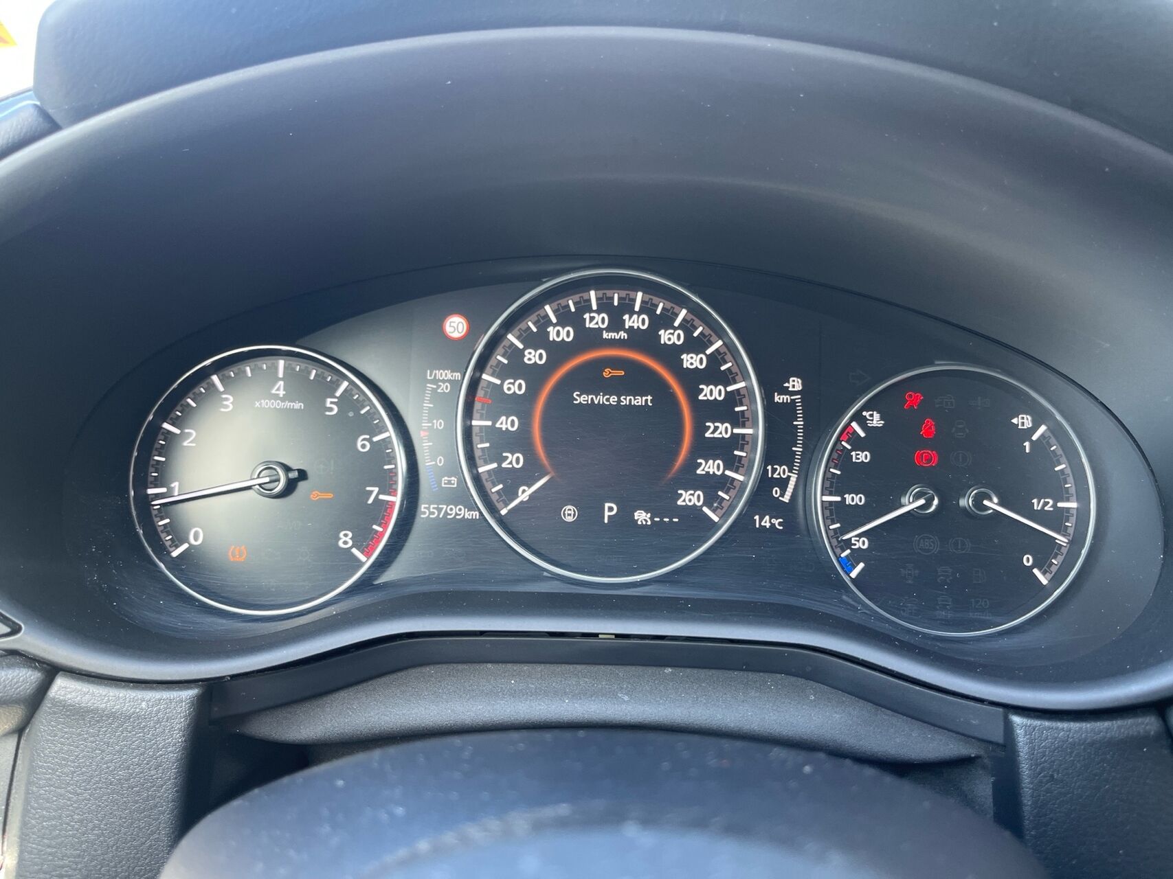 Billede af Mazda CX-30 2,0 Skyactiv-G  Mild hybrid Homura 150HK 5d 6g Aut.