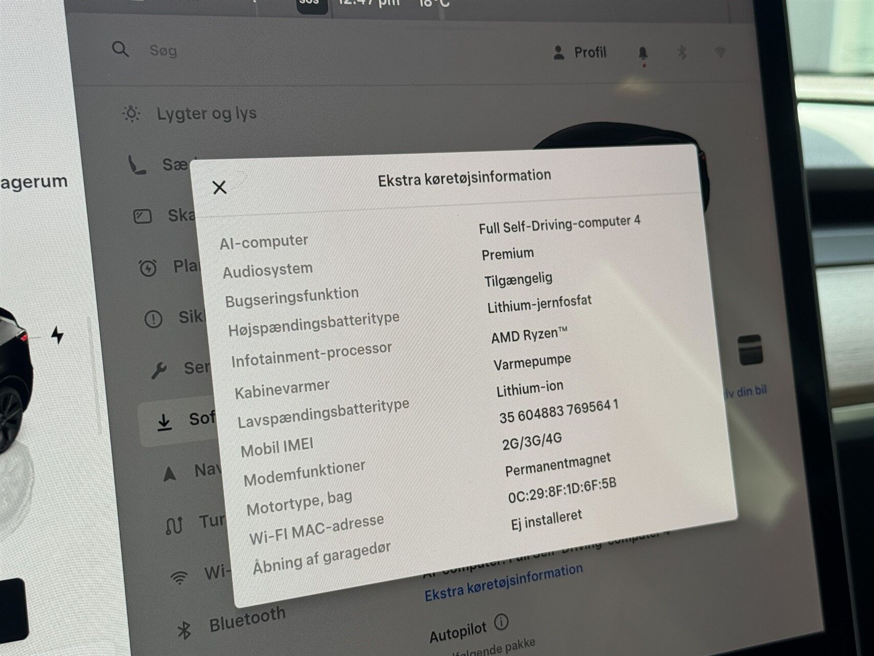 Billede af Tesla Model Y EL RWD 299HK 5d Aut.