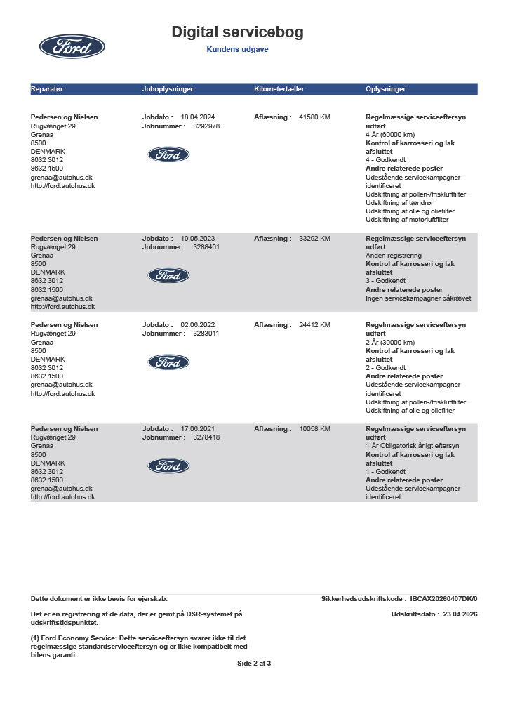 Billede af Ford Kuga 2,5 Plugin-hybrid Vignale CVT 225HK 5d Trinl. Gear