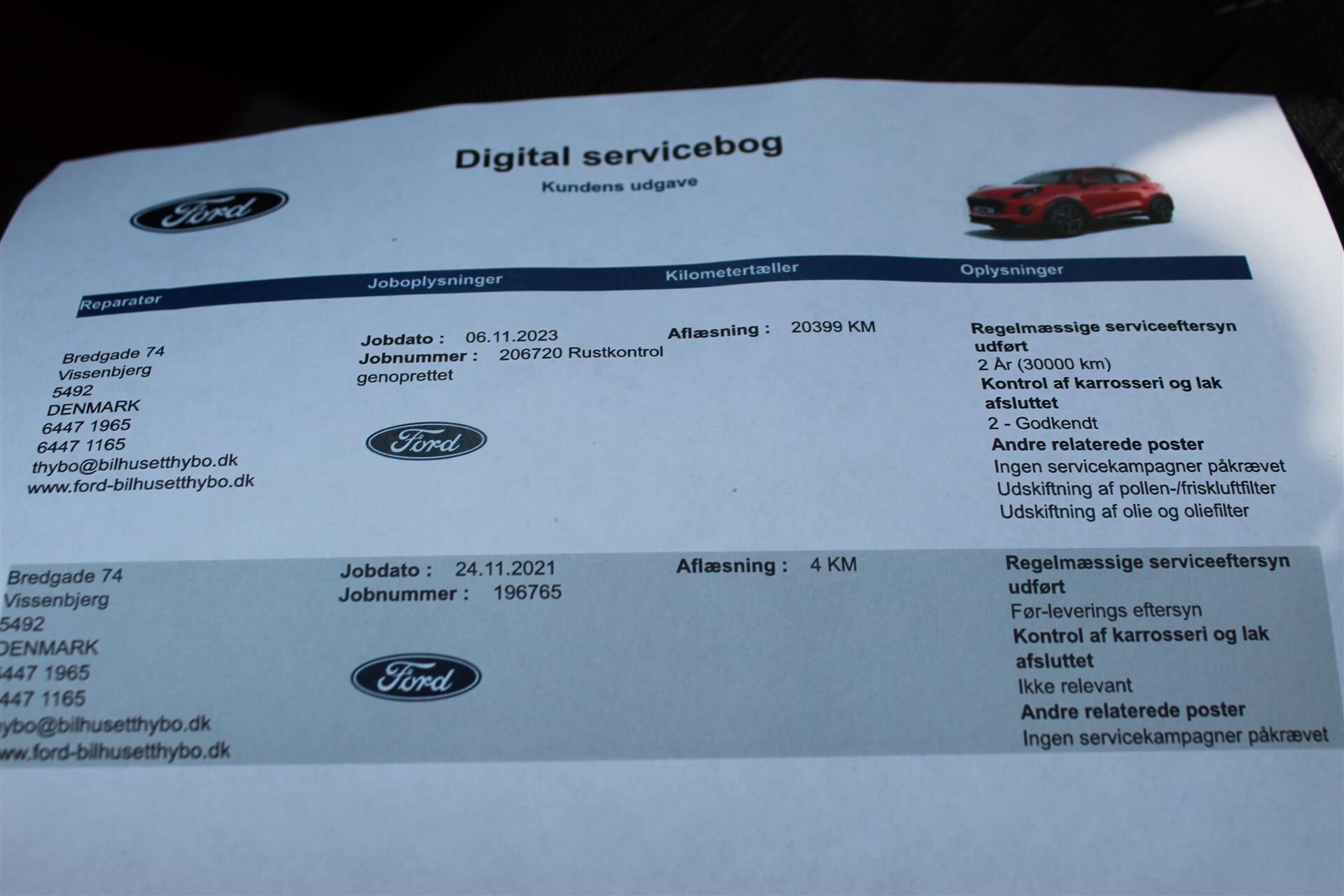 Billede af Ford Puma 1,0 EcoBoost Hybrid Titanium 125HK 5d 6g
