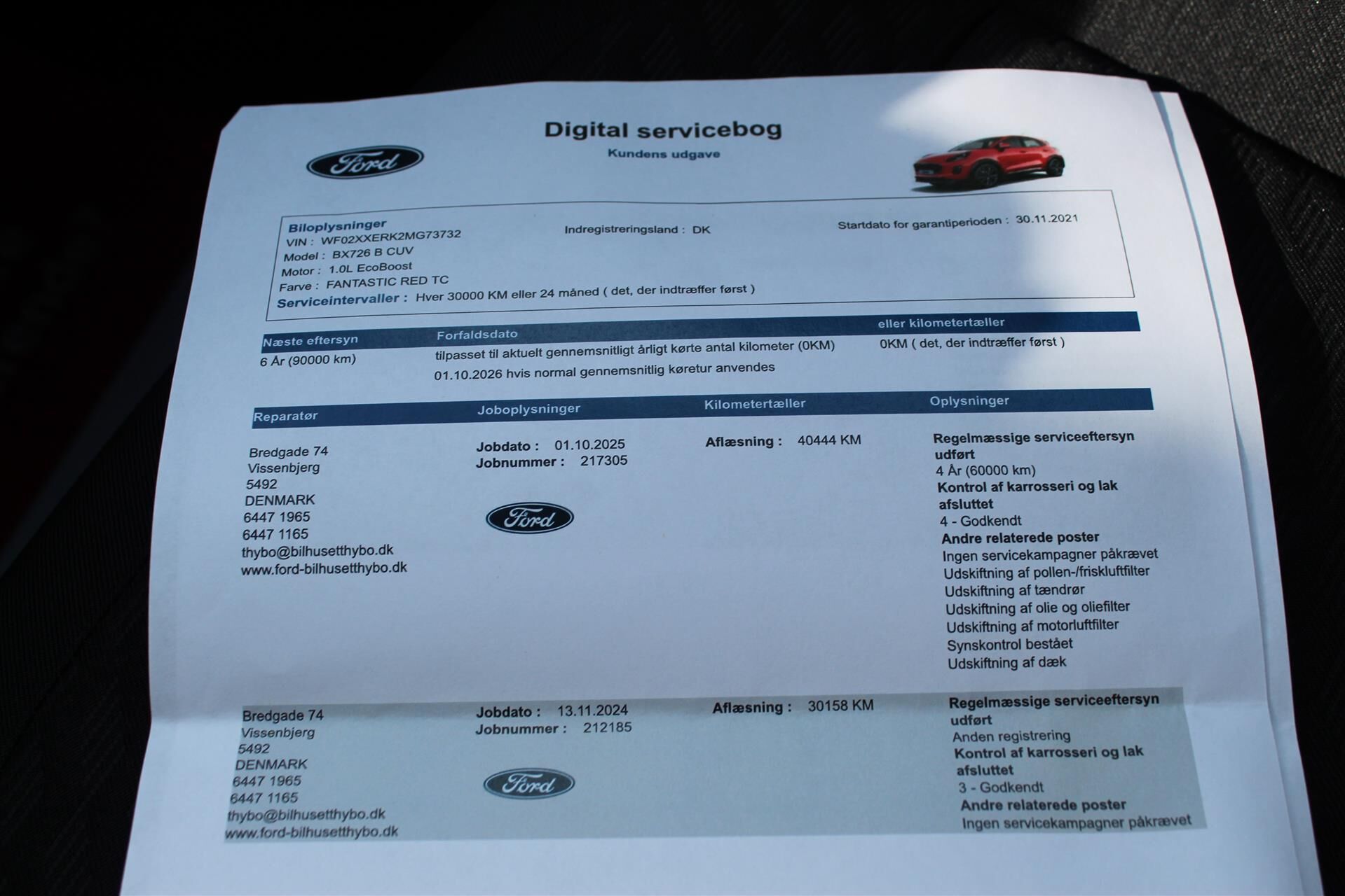 Billede af Ford Puma 1,0 EcoBoost Hybrid Titanium 125HK 5d 6g