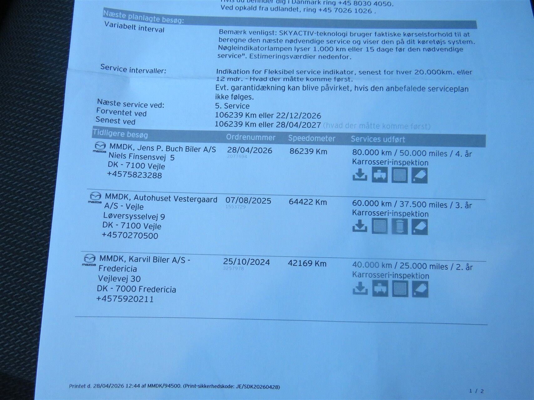 Billede af Mazda 3 2,0 Skyactiv-G  Mild hybrid Homura 150HK 5d 6g Aut.