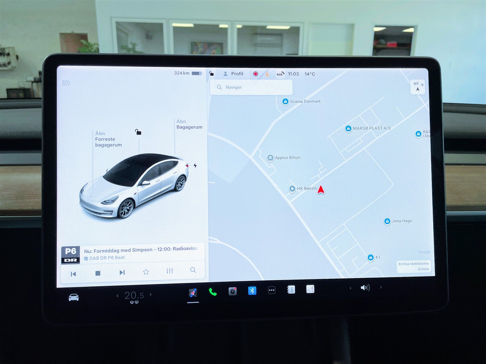 Billede af Tesla Model 3 EL Standard Range Plus 325HK Aut.