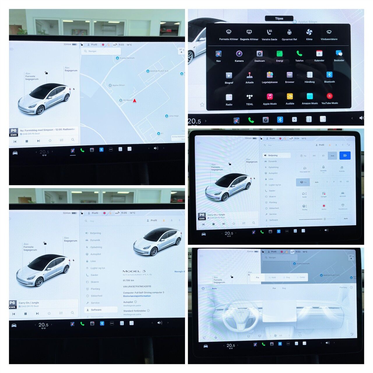 Billede af Tesla Model 3 EL Standard Range Plus 325HK Aut.