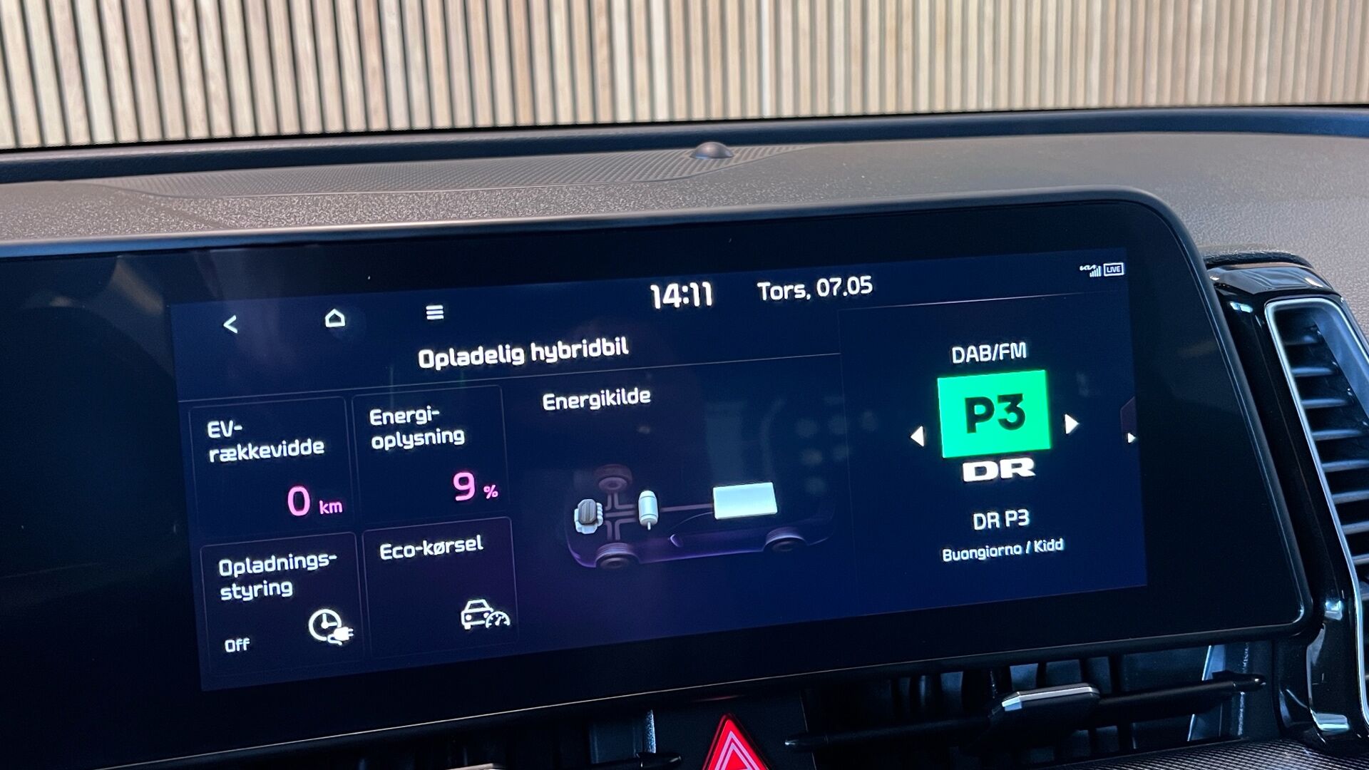 Billede af Kia Sportage 1,6 T-GDI  Plugin-hybrid Prestige 4WD DCT 265HK 5d 6g Aut.