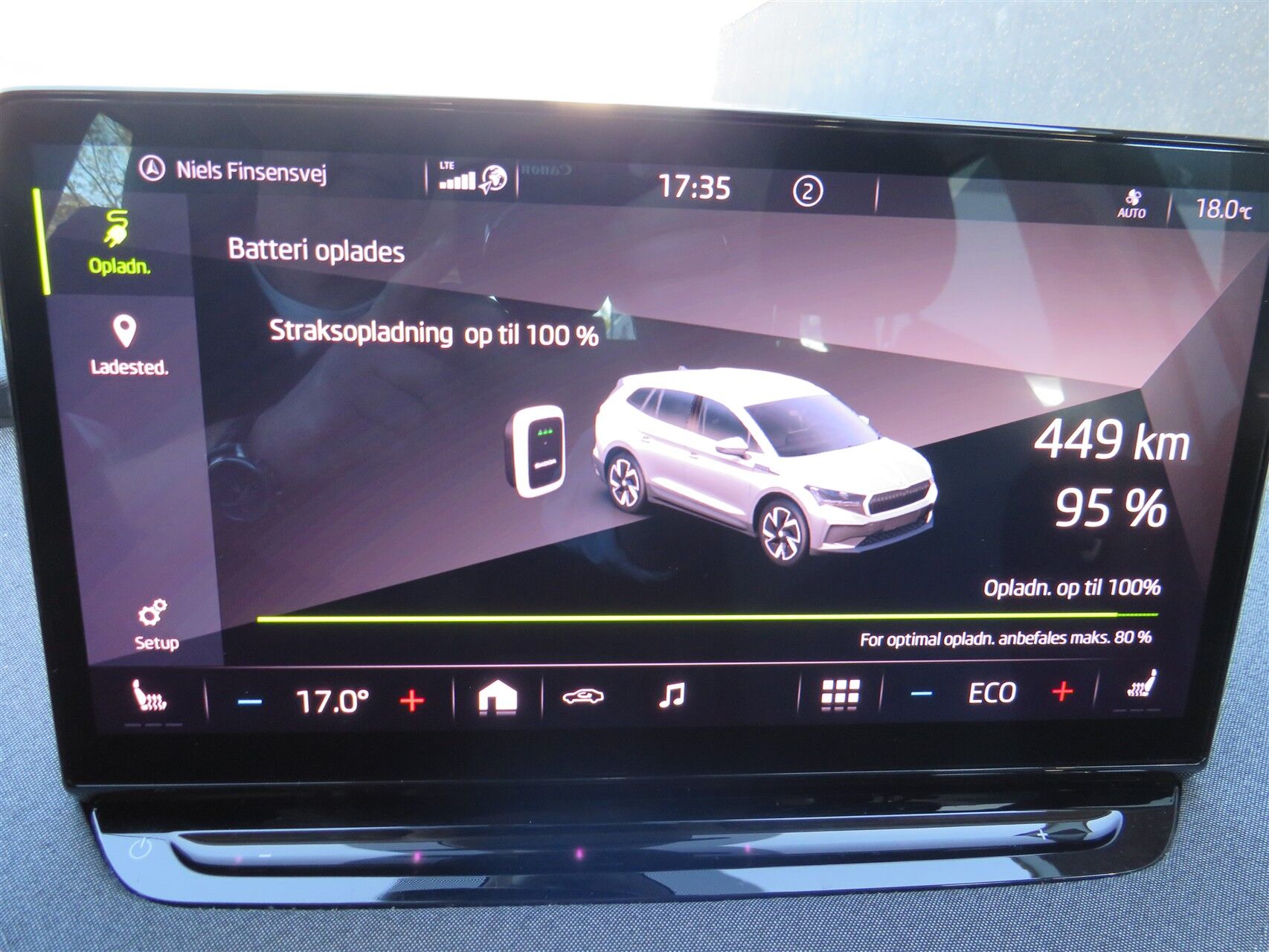 Billede af Skoda Enyaq 80 iV Plus 204HK 5d Aut.