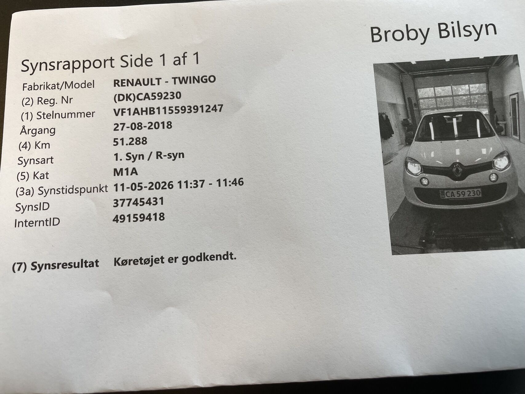 Billede af Renault Twingo 1,0 Sce Expression start/stop 70HK 5d