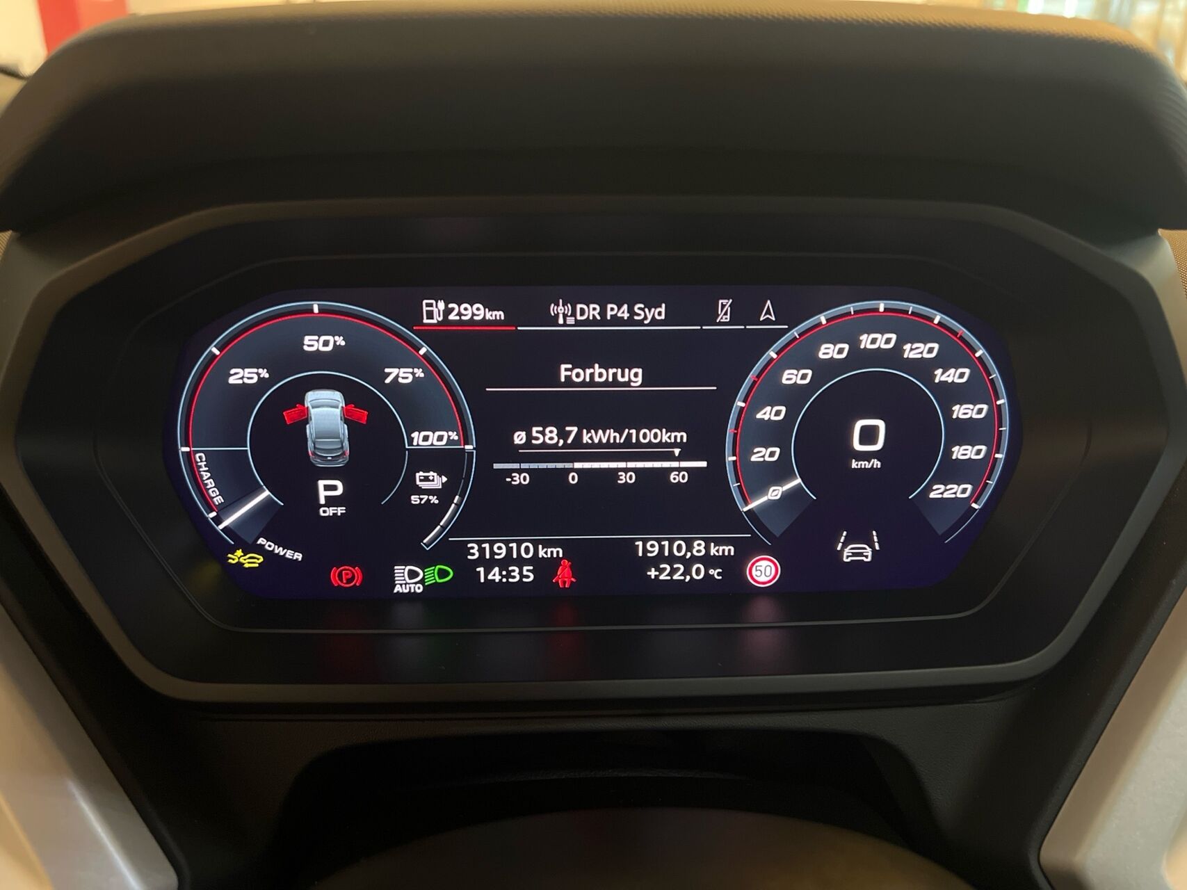 Billede af Audi Q4 Sportback 45 E-tron Progress 286HK 5d Aut.