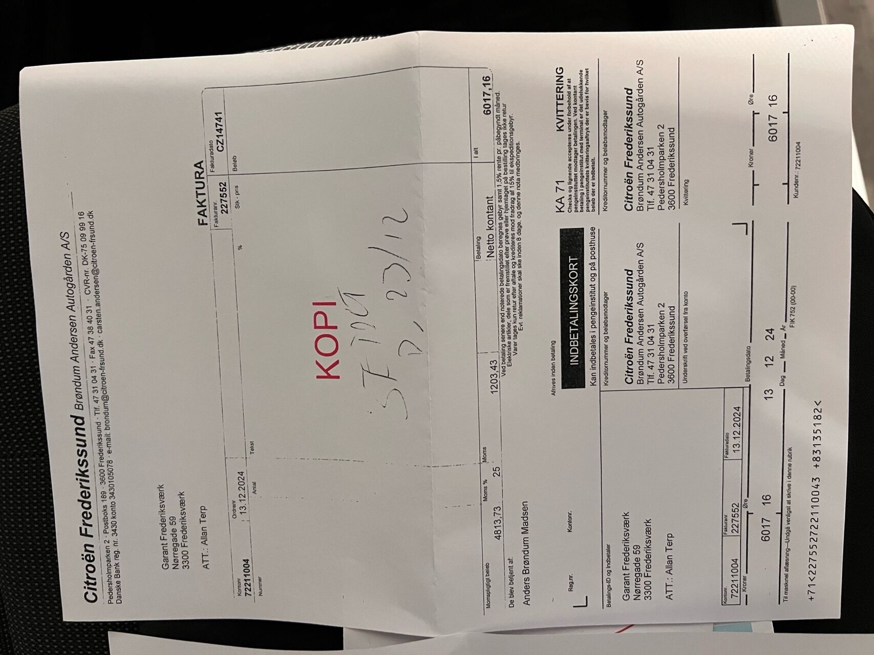 Billede af Citroën Berlingo L1 1,5 Blue HDi Proffline start/stop 100HK