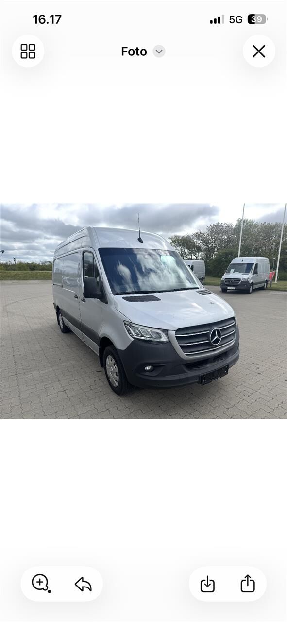 Billede af Mercedes-Benz Sprinter 316 2,1 CDI A2 H2 RWD 7G-Tronic 163HK Van Aut.
