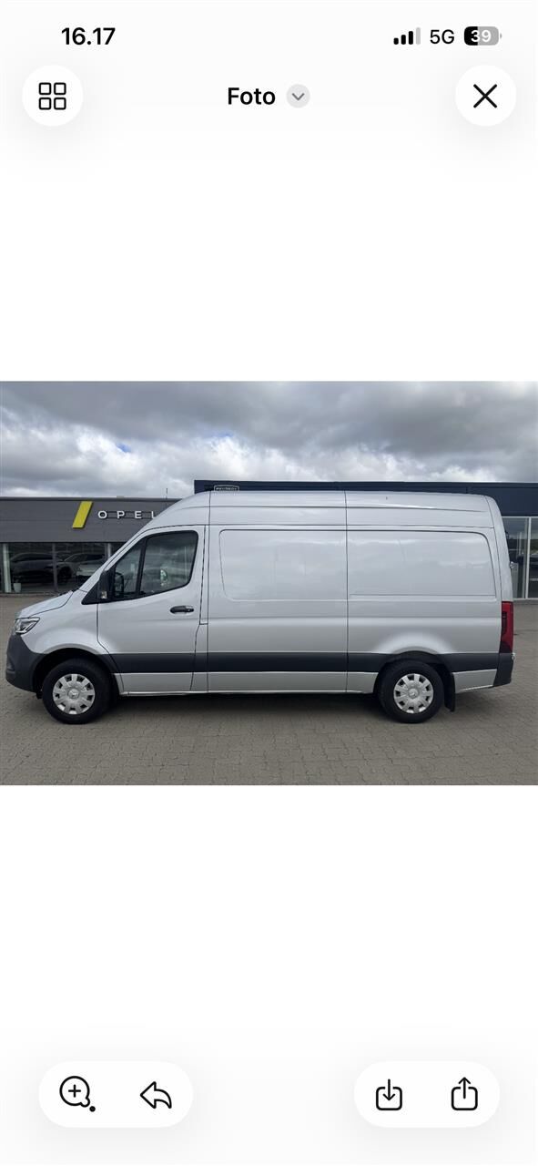 Billede af Mercedes-Benz Sprinter 316 2,1 CDI A2 H2 RWD 7G-Tronic 163HK Van Aut.