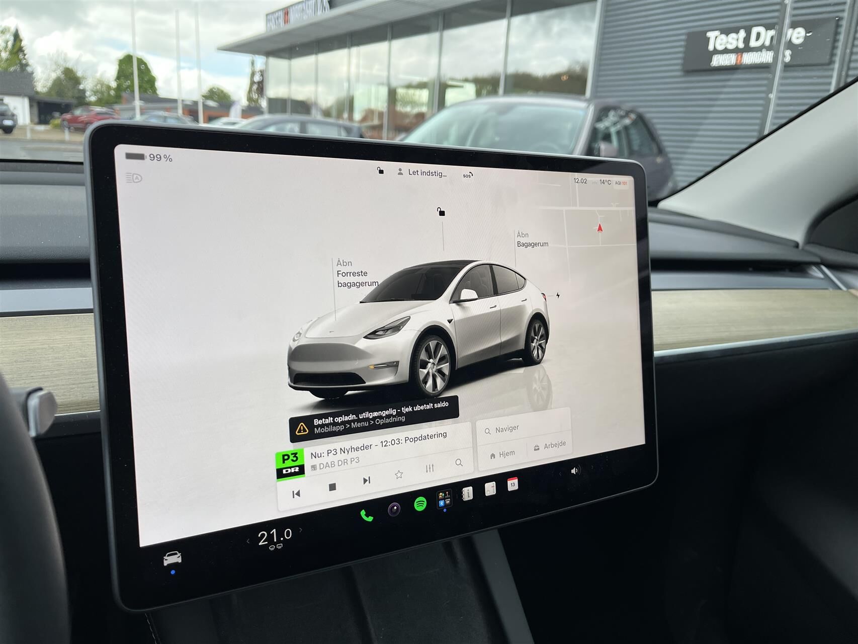 Billede af Tesla Model Y EL RWD 299HK 5d Aut.