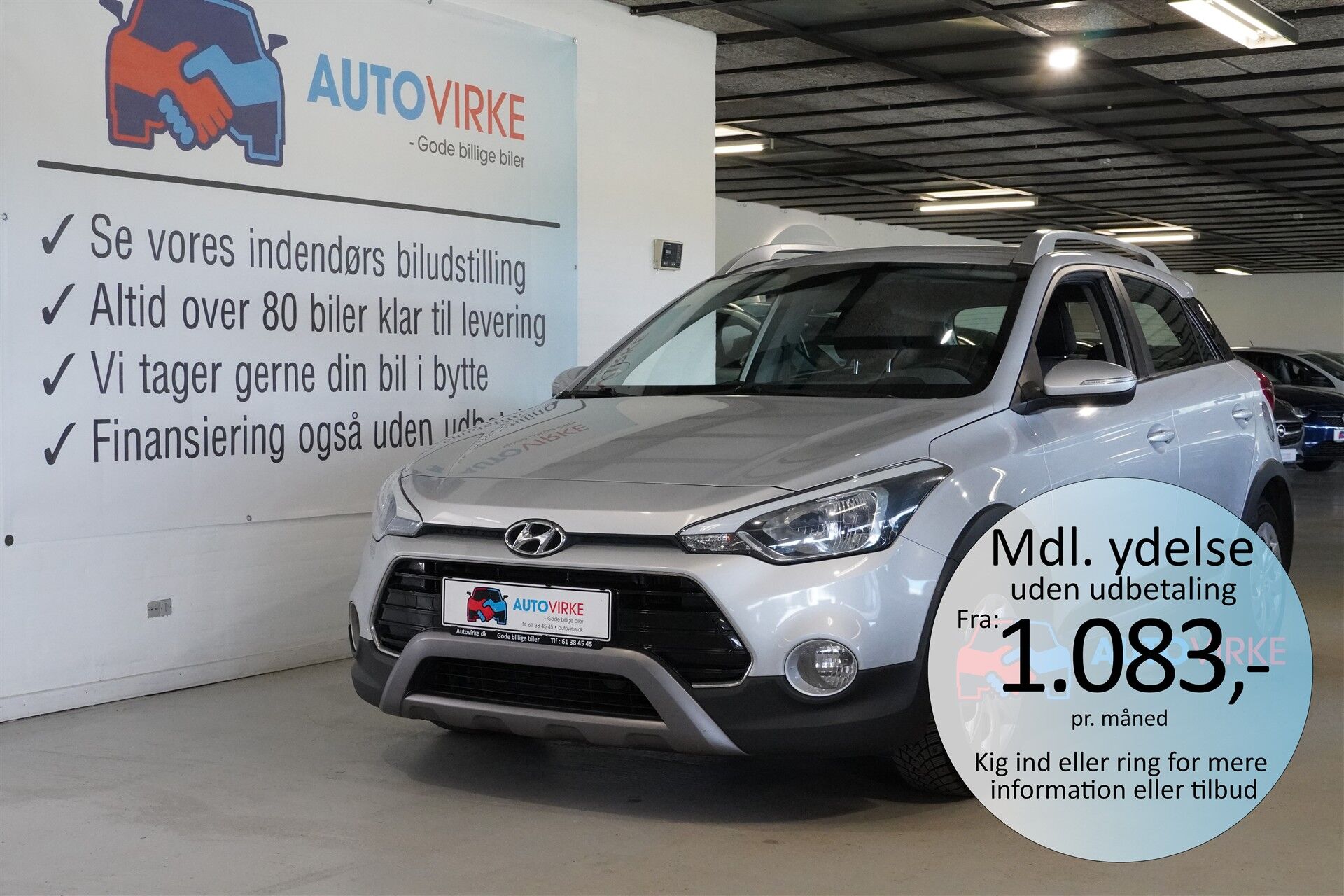 Billede af Hyundai i20 Active Cross 1,4 CRDi Life+ ISG 90HK 5d