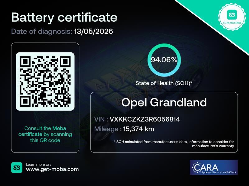 Billede af Opel Grandland EL GS Sky 213HK 5d Aut.