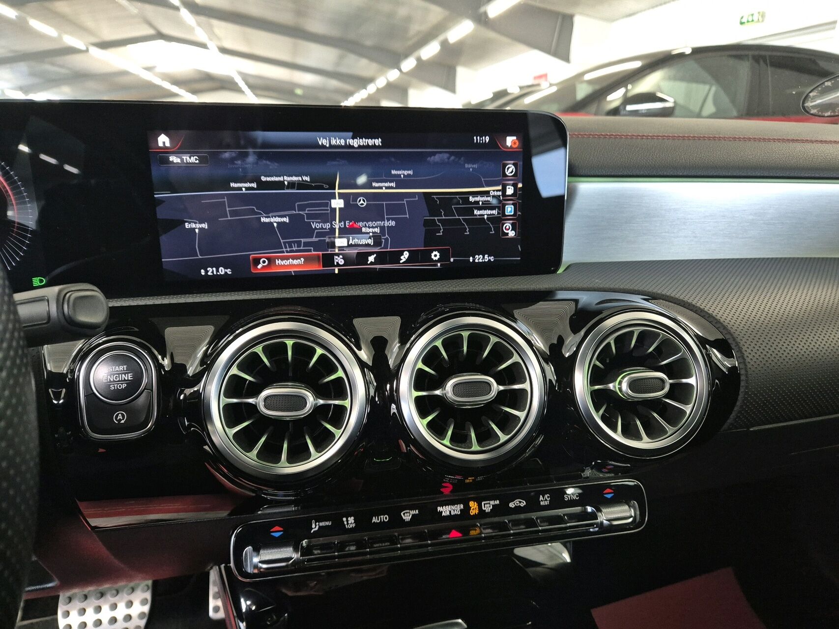 Billede af Mercedes-Benz CLA200 d Shooting Brake 2,0 CDI AMG Line 8G-DCT 150HK Stc 8g Aut.