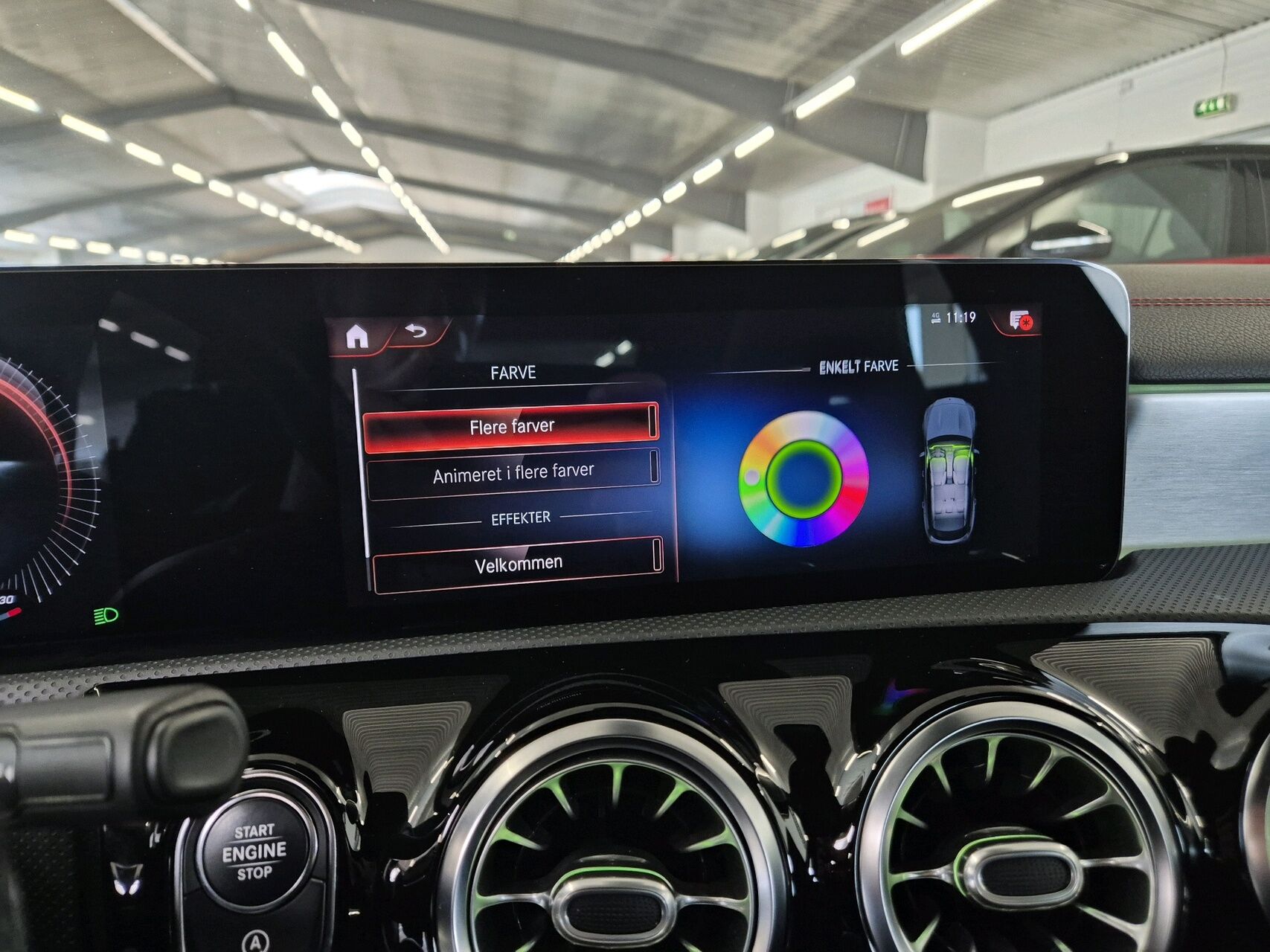 Billede af Mercedes-Benz CLA200 d Shooting Brake 2,0 CDI AMG Line 8G-DCT 150HK Stc 8g Aut.