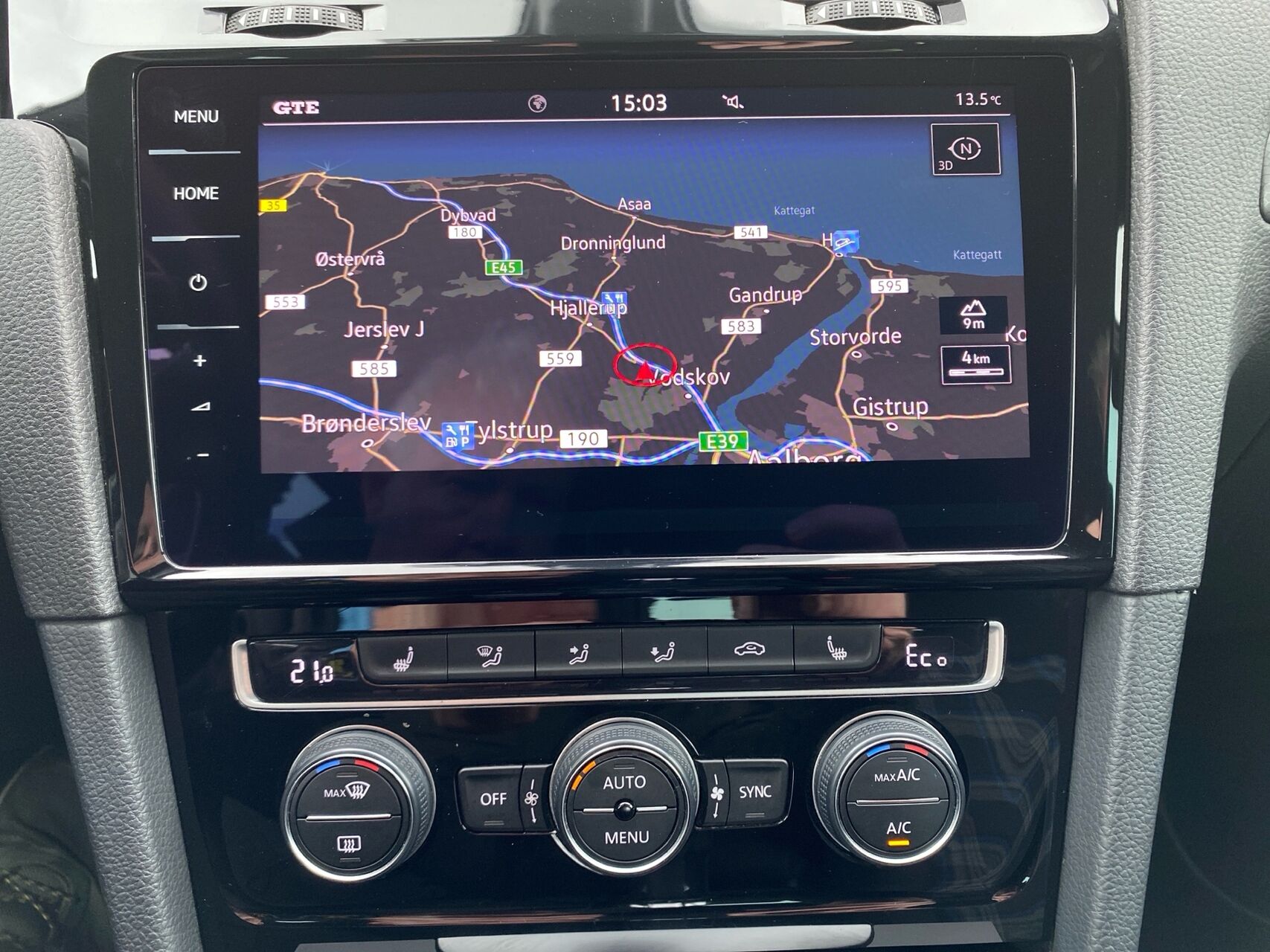 Billede af VW Golf 1,4 TSI  Plugin-hybrid GTE DSG 204HK 5d 6g Aut.