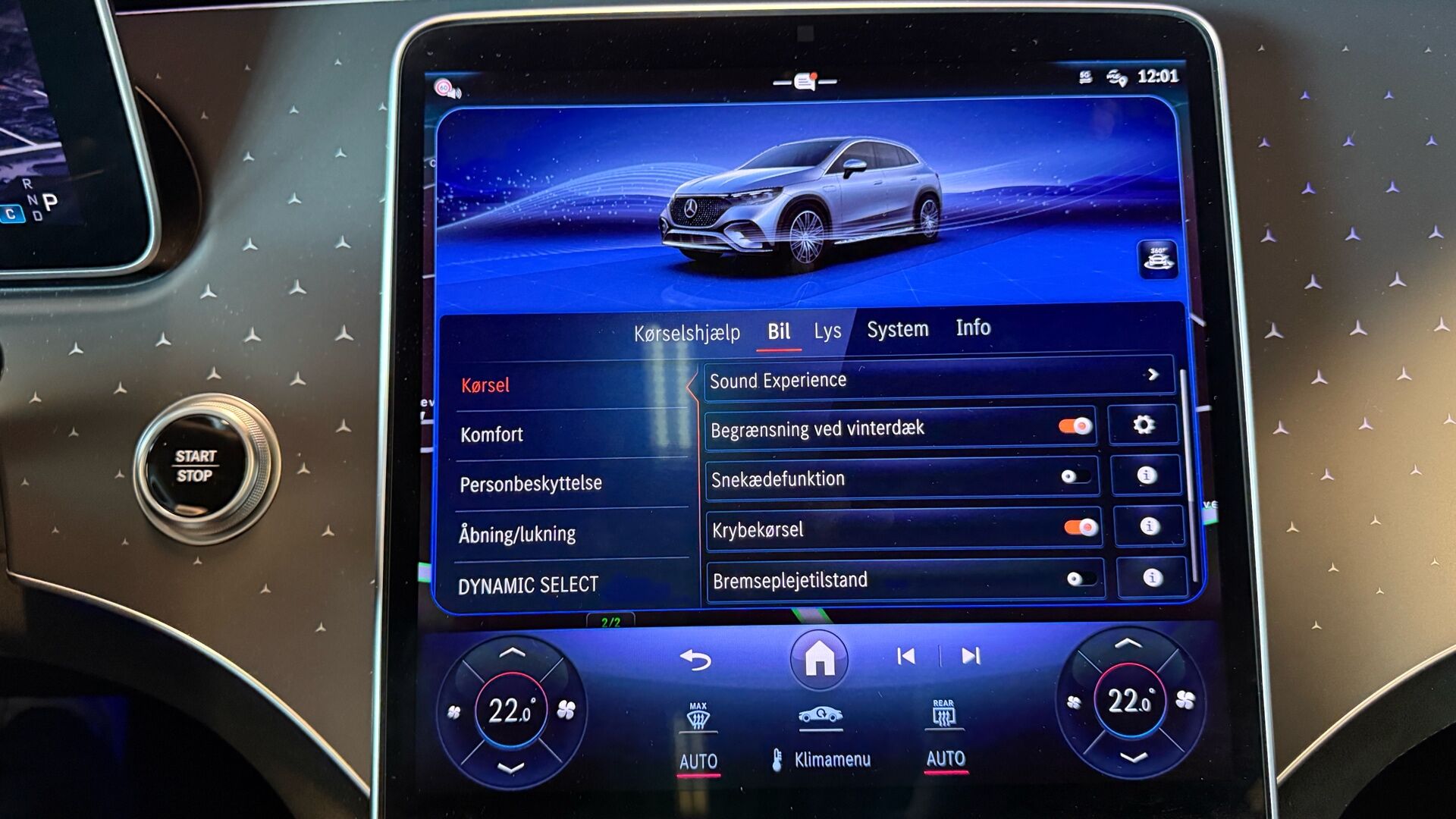 Billede af Mercedes-Benz EQE 350 EL AMG Premium Plus 4Matic 292HK 5d Aut.