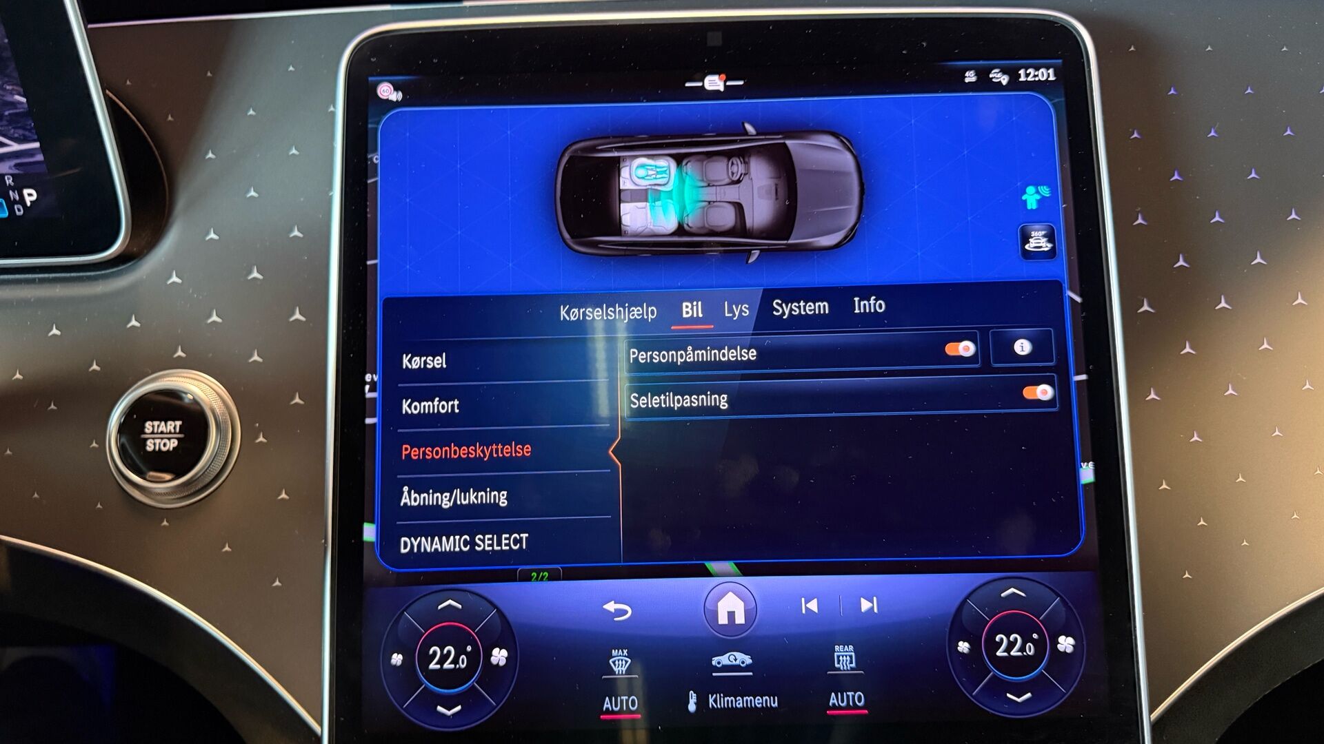 Billede af Mercedes-Benz EQE 350 EL AMG Premium Plus 4Matic 292HK 5d Aut.