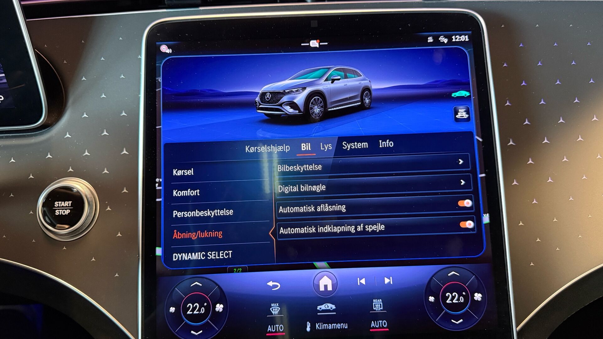 Billede af Mercedes-Benz EQE 350 EL AMG Premium Plus 4Matic 292HK 5d Aut.