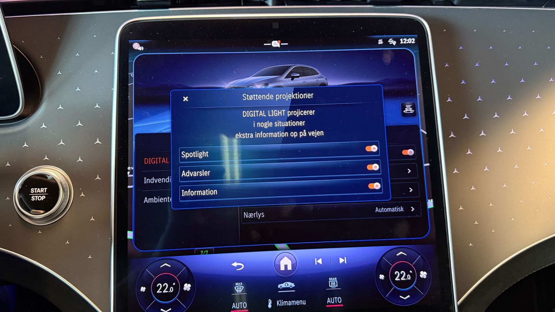 Billede af Mercedes-Benz EQE 350 EL AMG Premium Plus 4Matic 292HK 5d Aut.