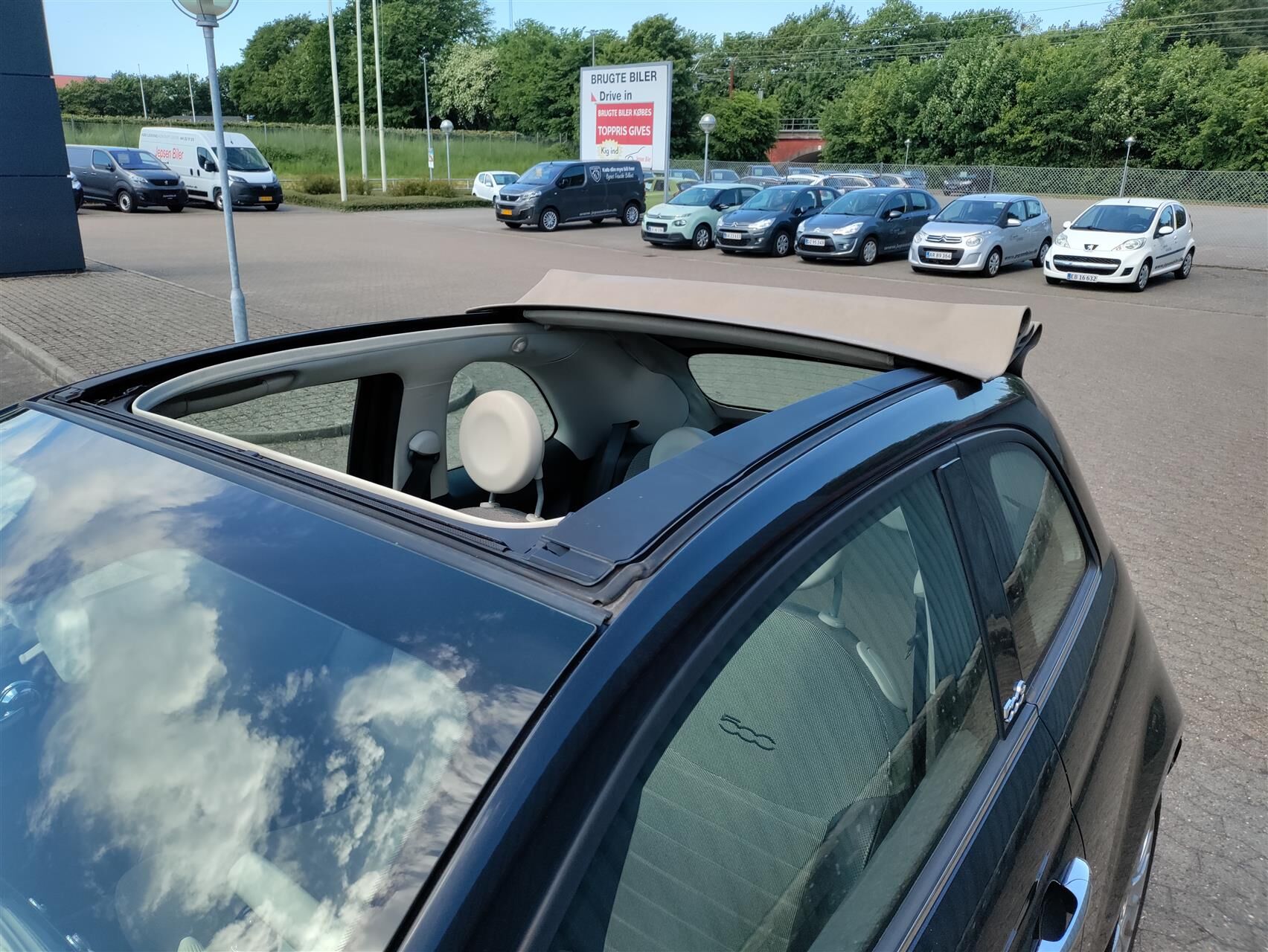 Billede af Fiat 500 1,2 Matt Black Start & Stop 69HK 3d