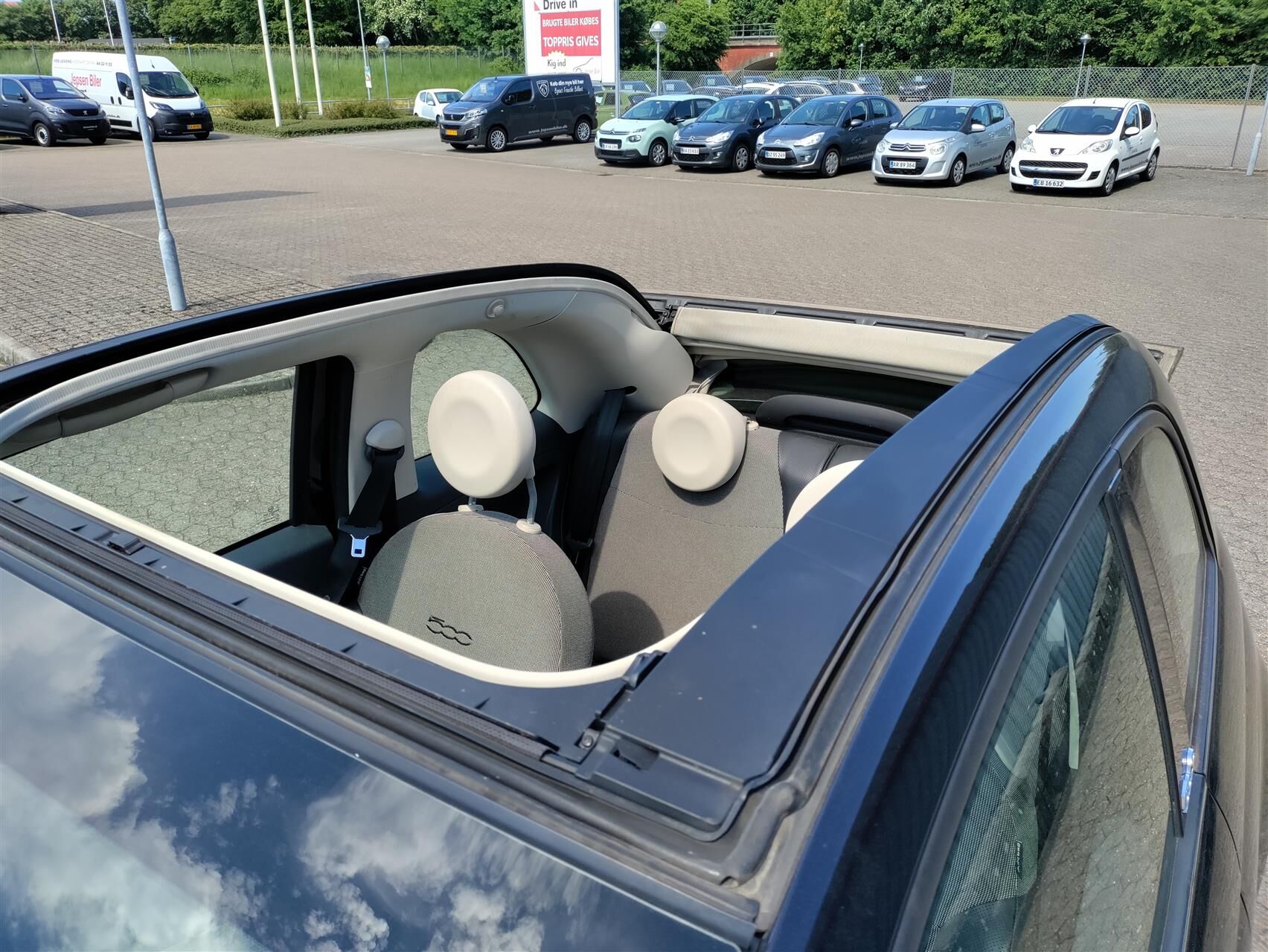 Billede af Fiat 500 1,2 Matt Black Start & Stop 69HK 3d